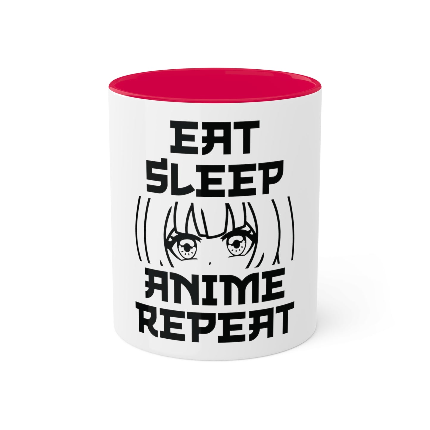Eat Sleep Anime, Custom Personalized Mug
