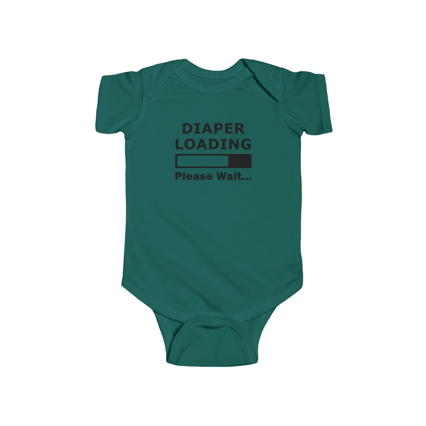 Diaper Loading Infant Jersey Bodysuit Onesie