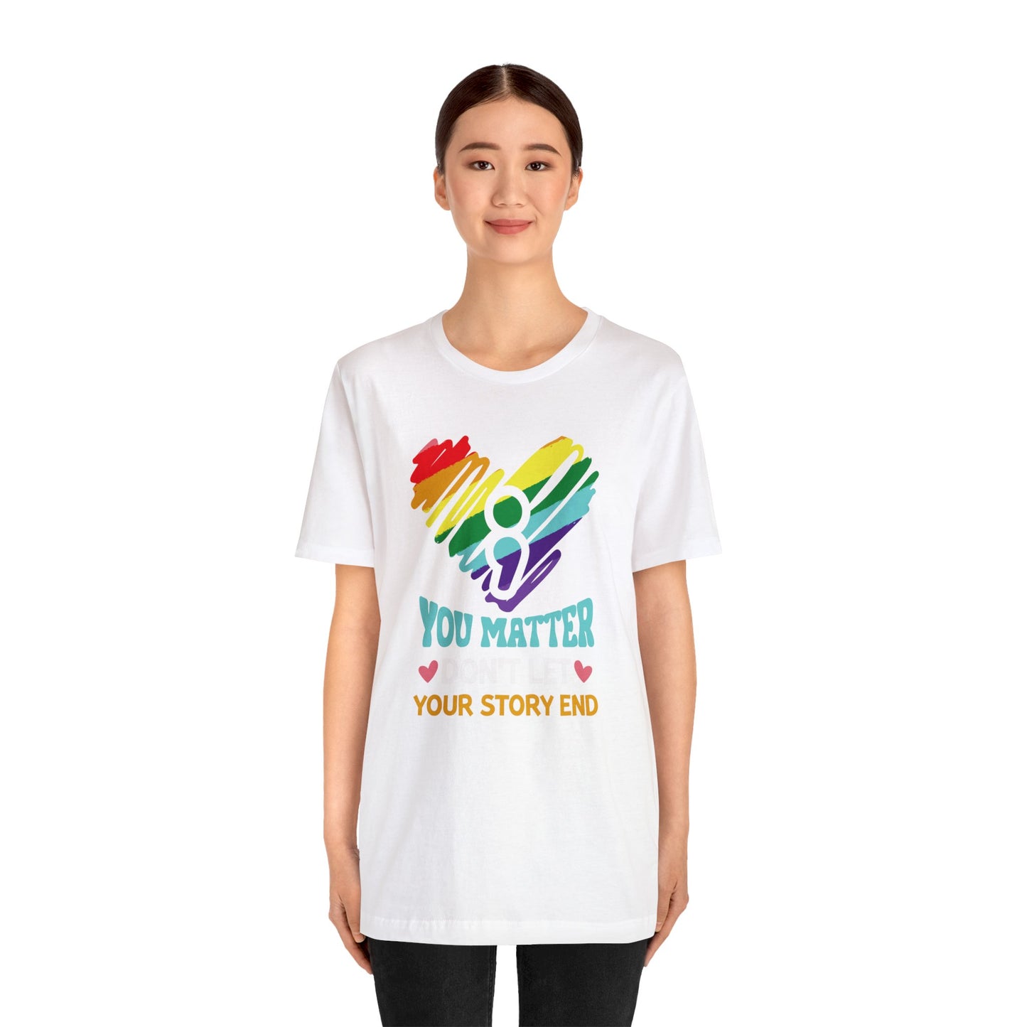 Dont Let your Story End Unisex Jersey Tee