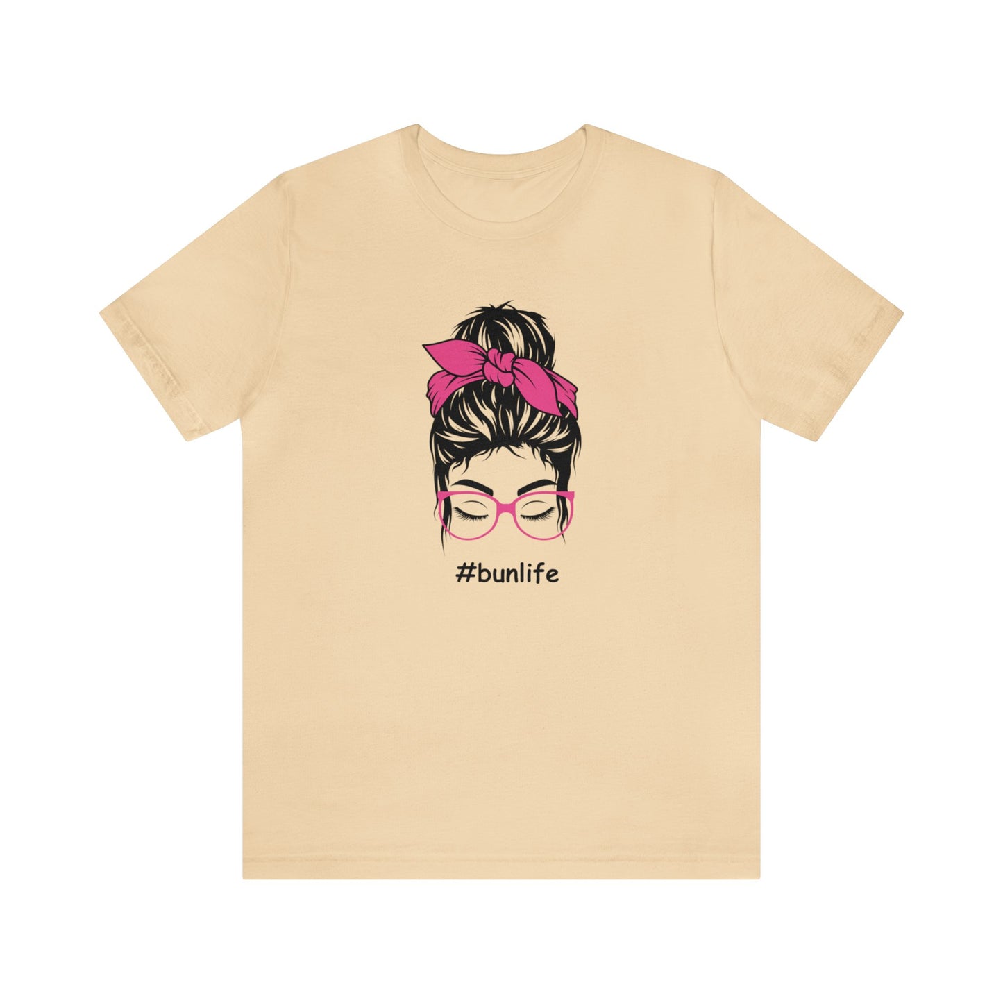 bunlife w/glasses Unisex Jersey Tee