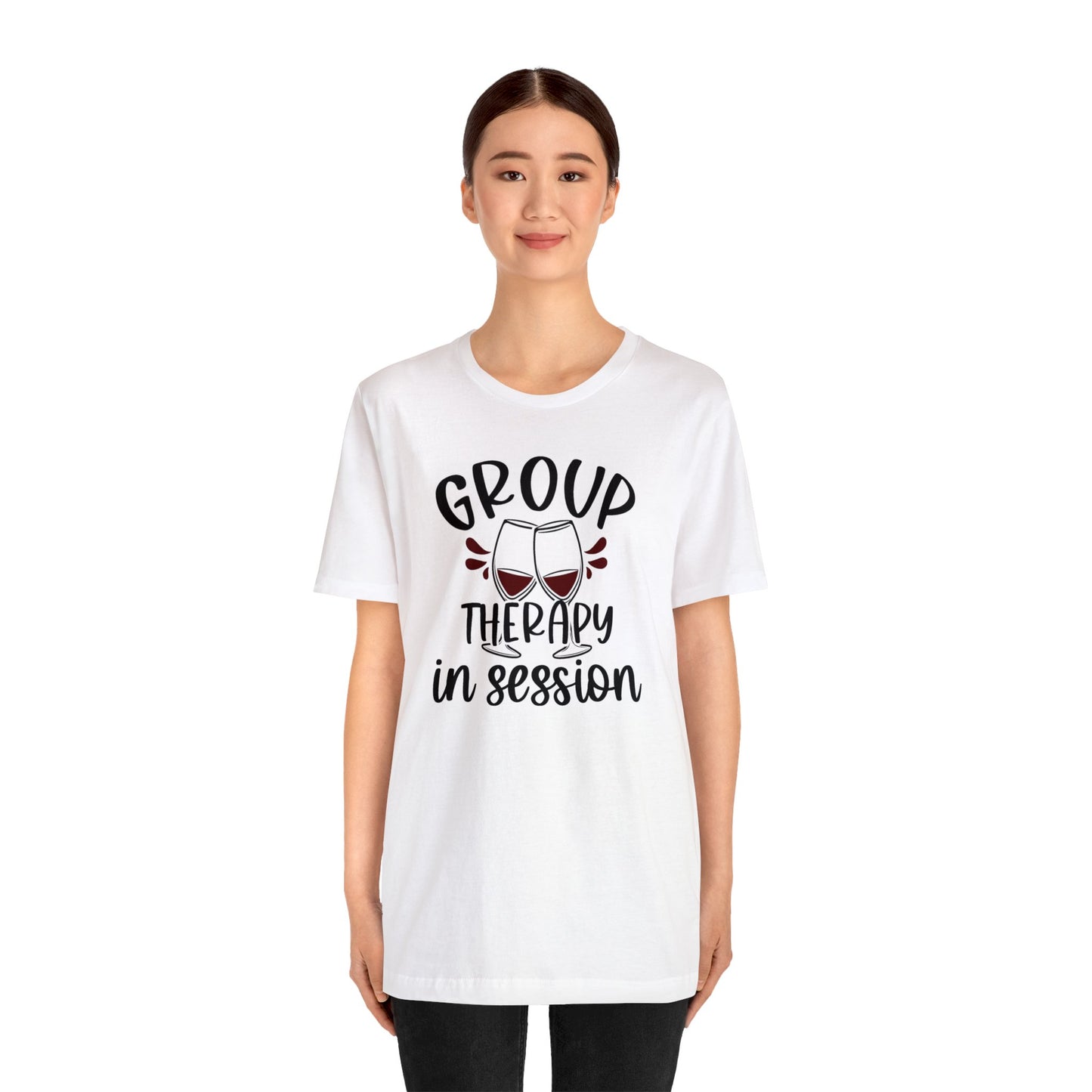 Group Therapy in Session Unisex Jersey Tee