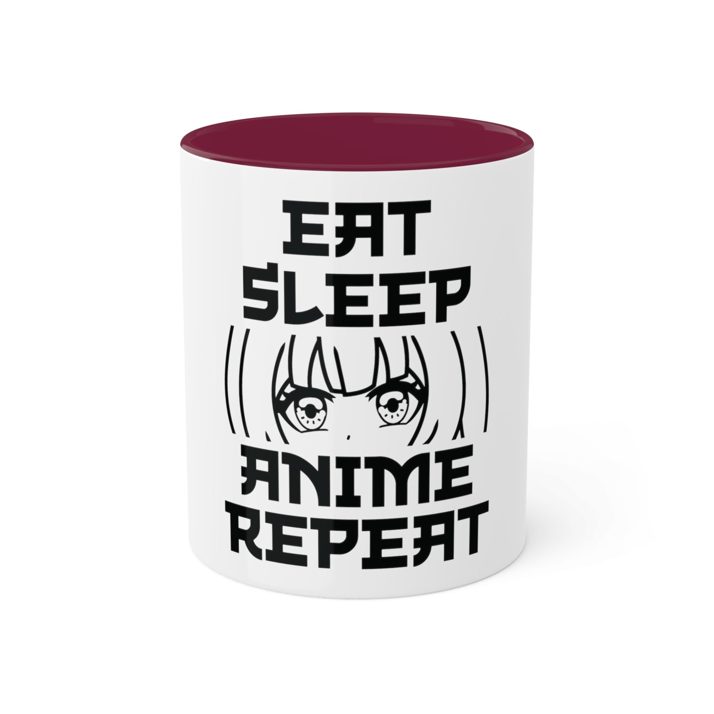 Eat Sleep Anime, Custom Personalized Mug