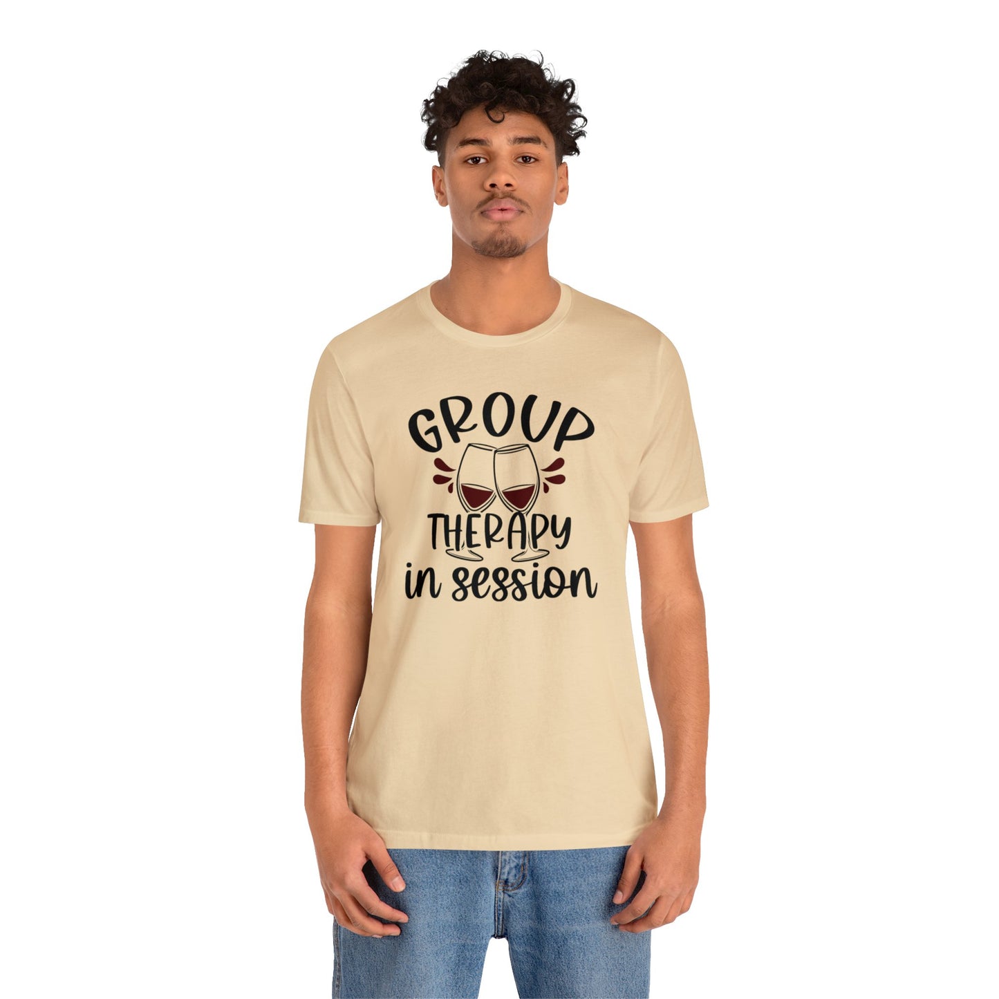 Group Therapy in Session Unisex Jersey Tee