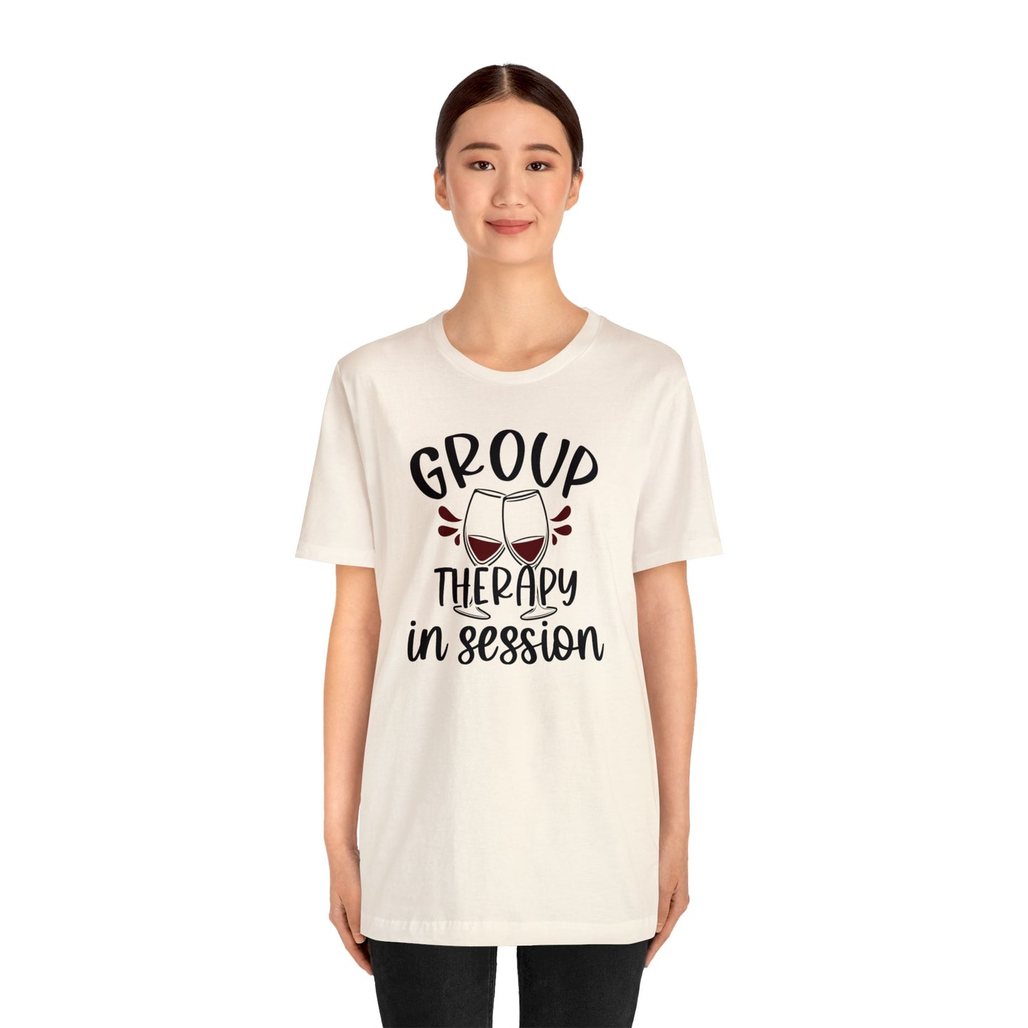 Group Therapy in Session Unisex Jersey Tee