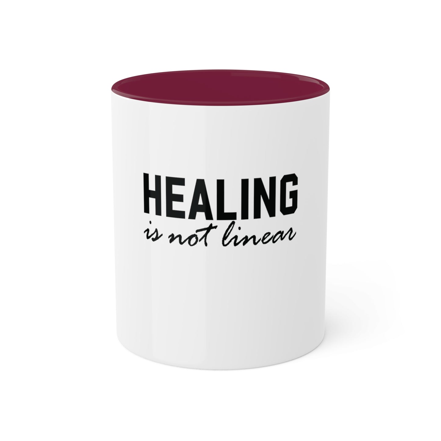 Healing is not Linear Custom Personalized Mug