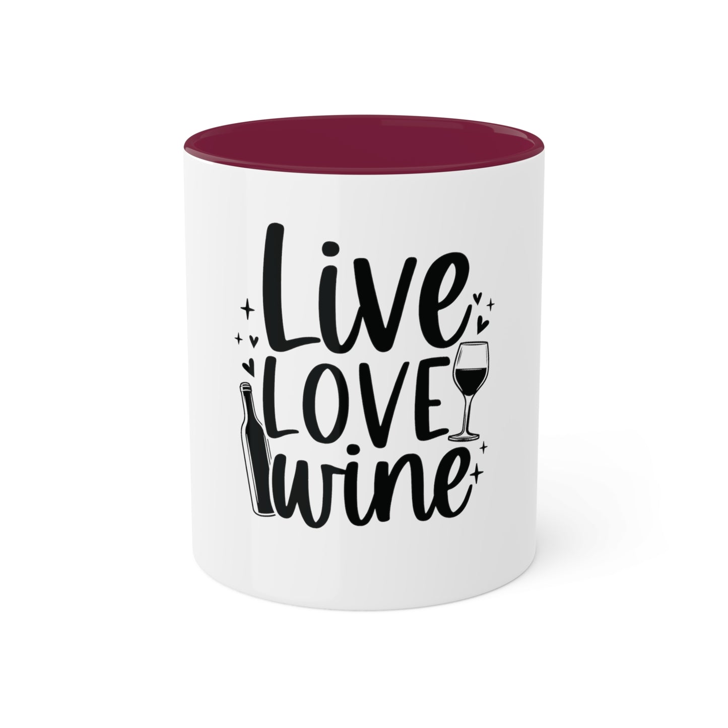 Live Love Wine Custom Personalized Mug