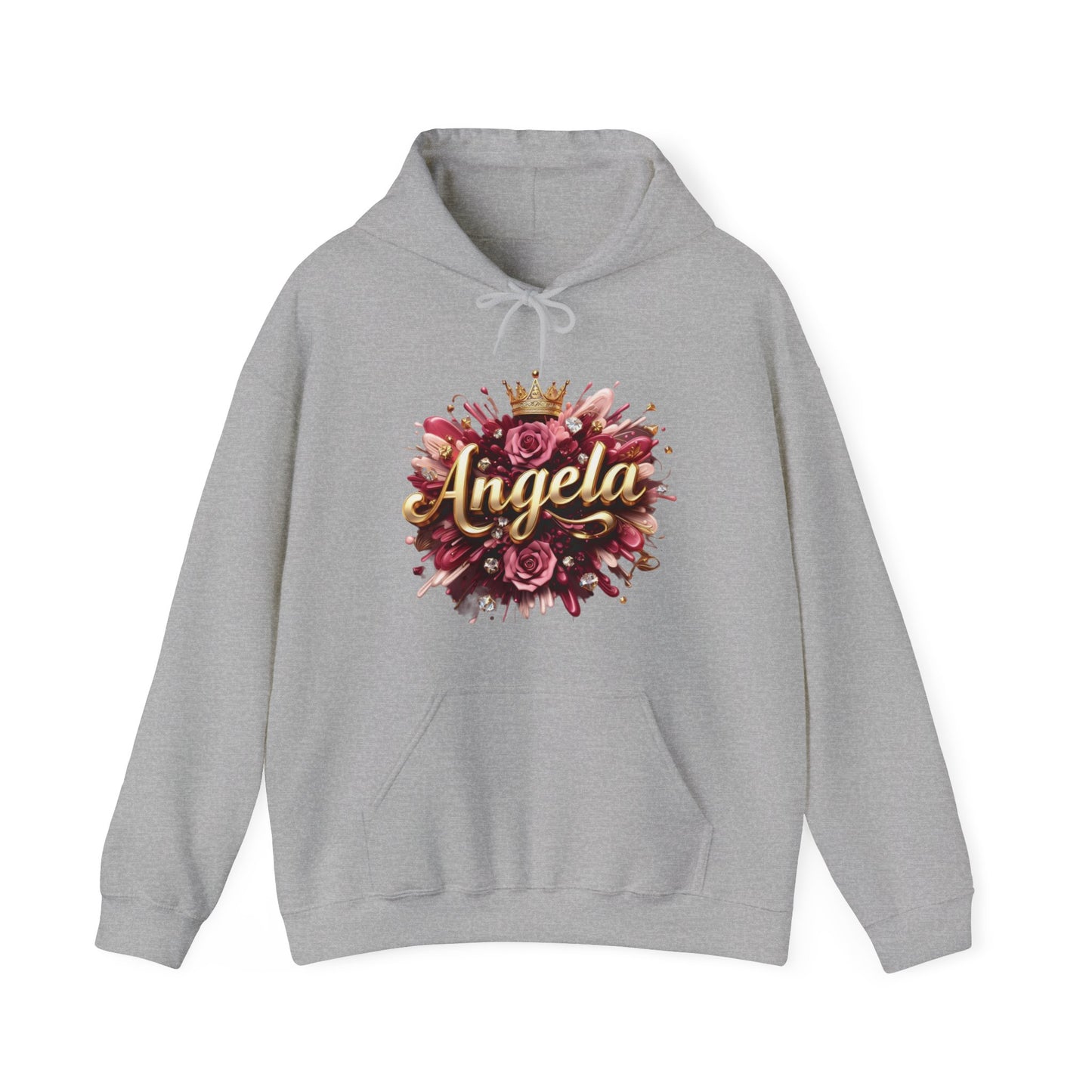 Angela Unisex Pullover Hoodie Blend™ Sweatshirt