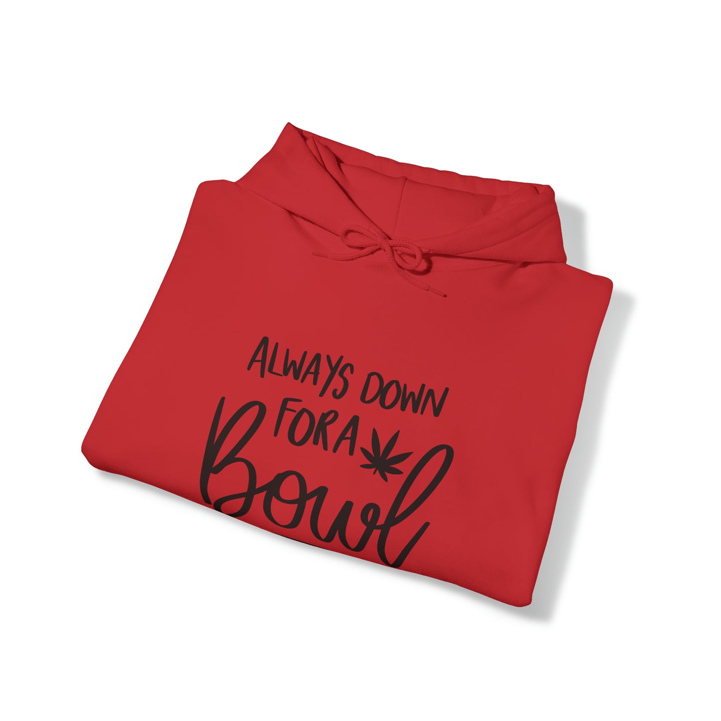 Always Down for a Bowl Unisex Pullover Hoodie Blend™ Sweatshirt