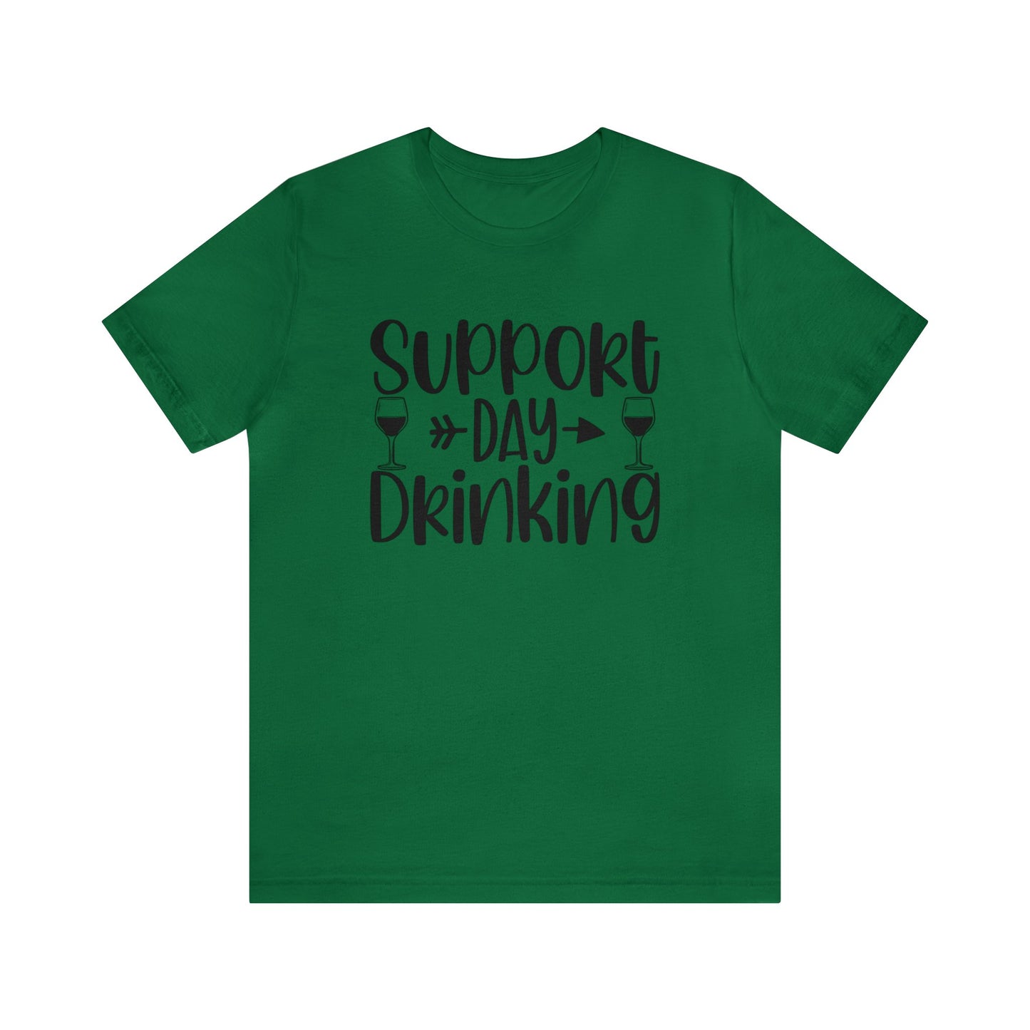 Support Day Drinking Unisex Jersey Tee