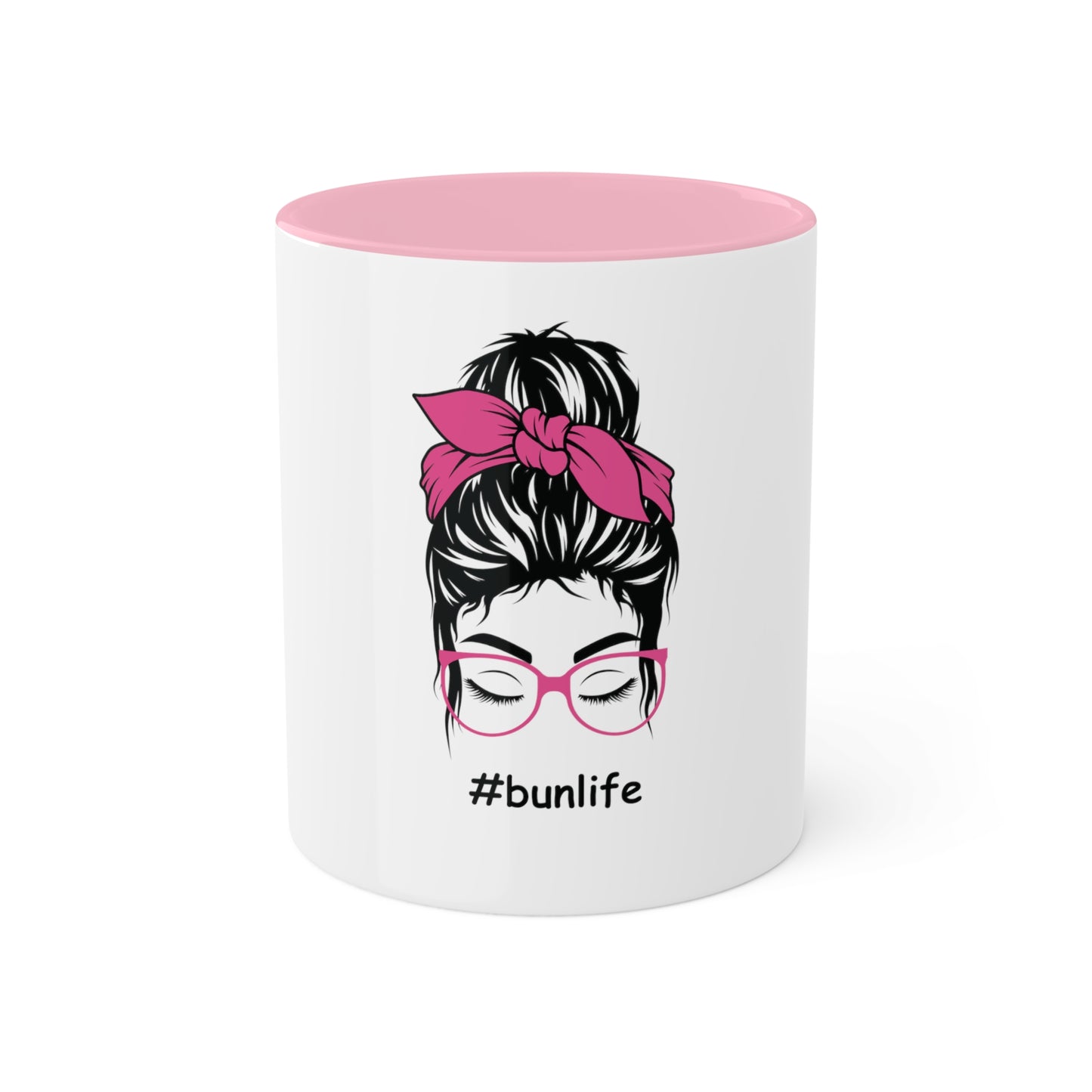 bunlife w/glasses Custom Personalized Mug