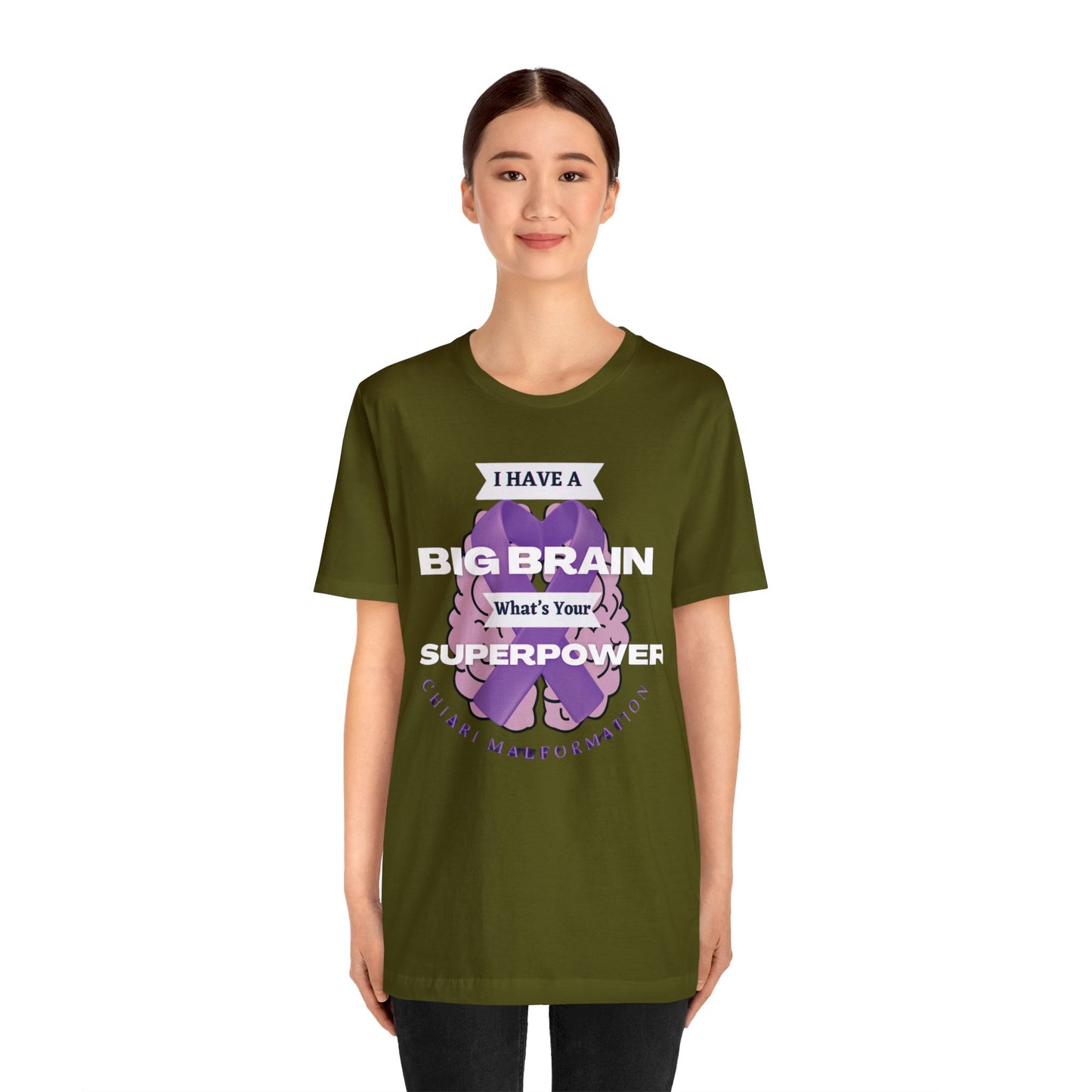 Big Brain whats your Superpower Unisex Jersey Tee