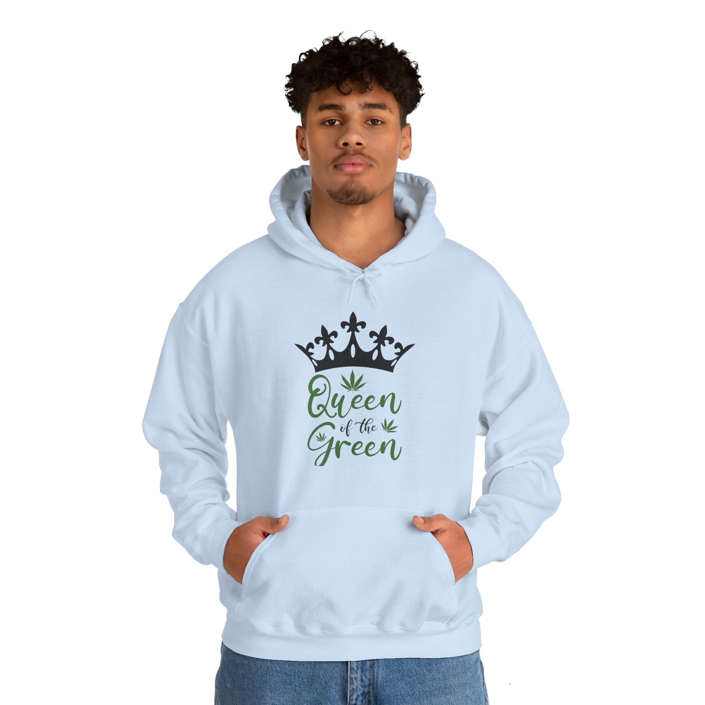 Queen of the Green Unisex Pullover Hoodie Blend™ Sweatshirt