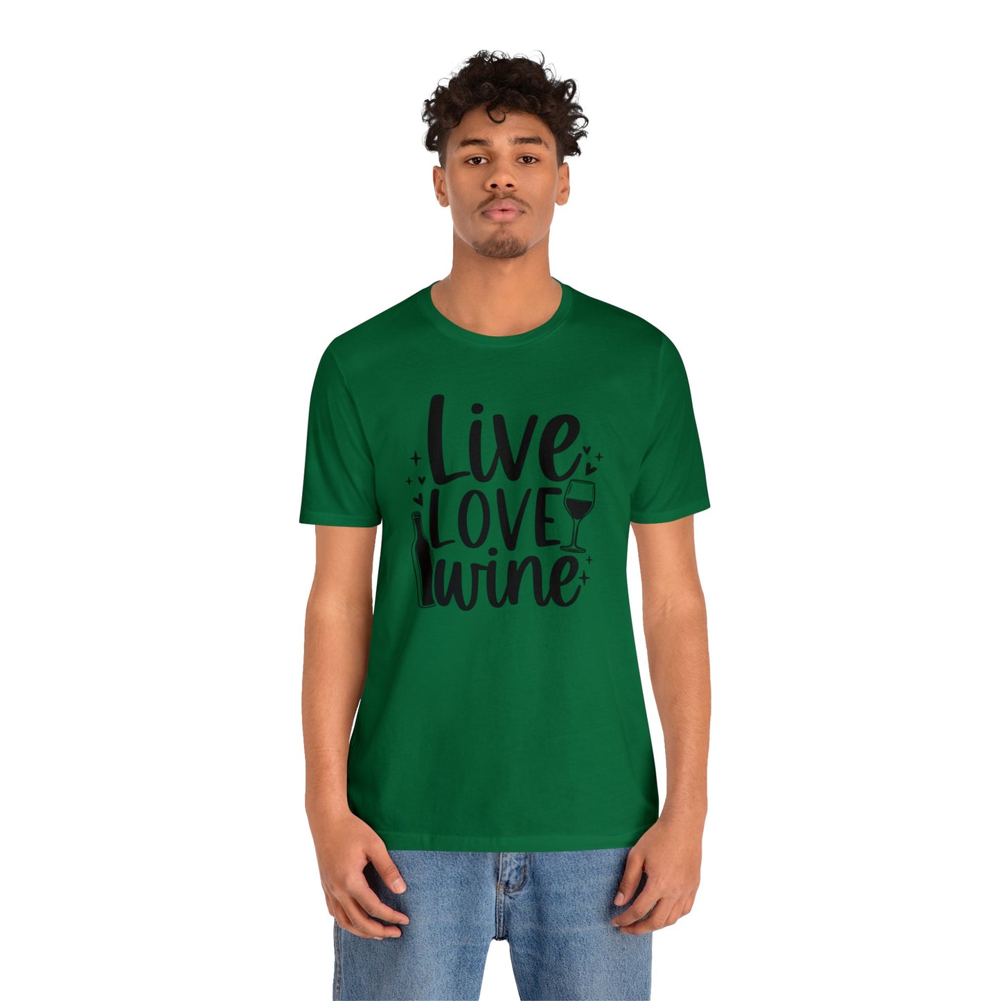 Live Love Wine Unisex Jersey Tee