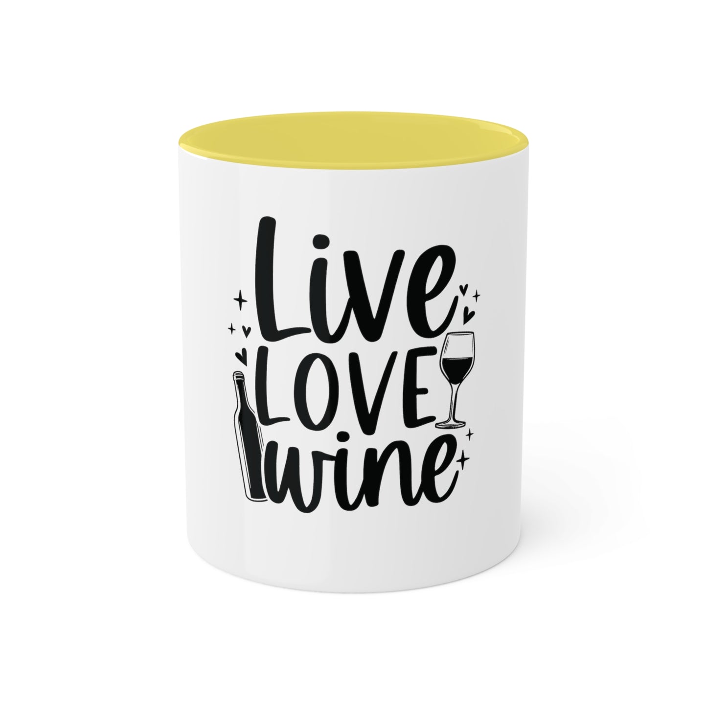 Live Love Wine Custom Personalized Mug