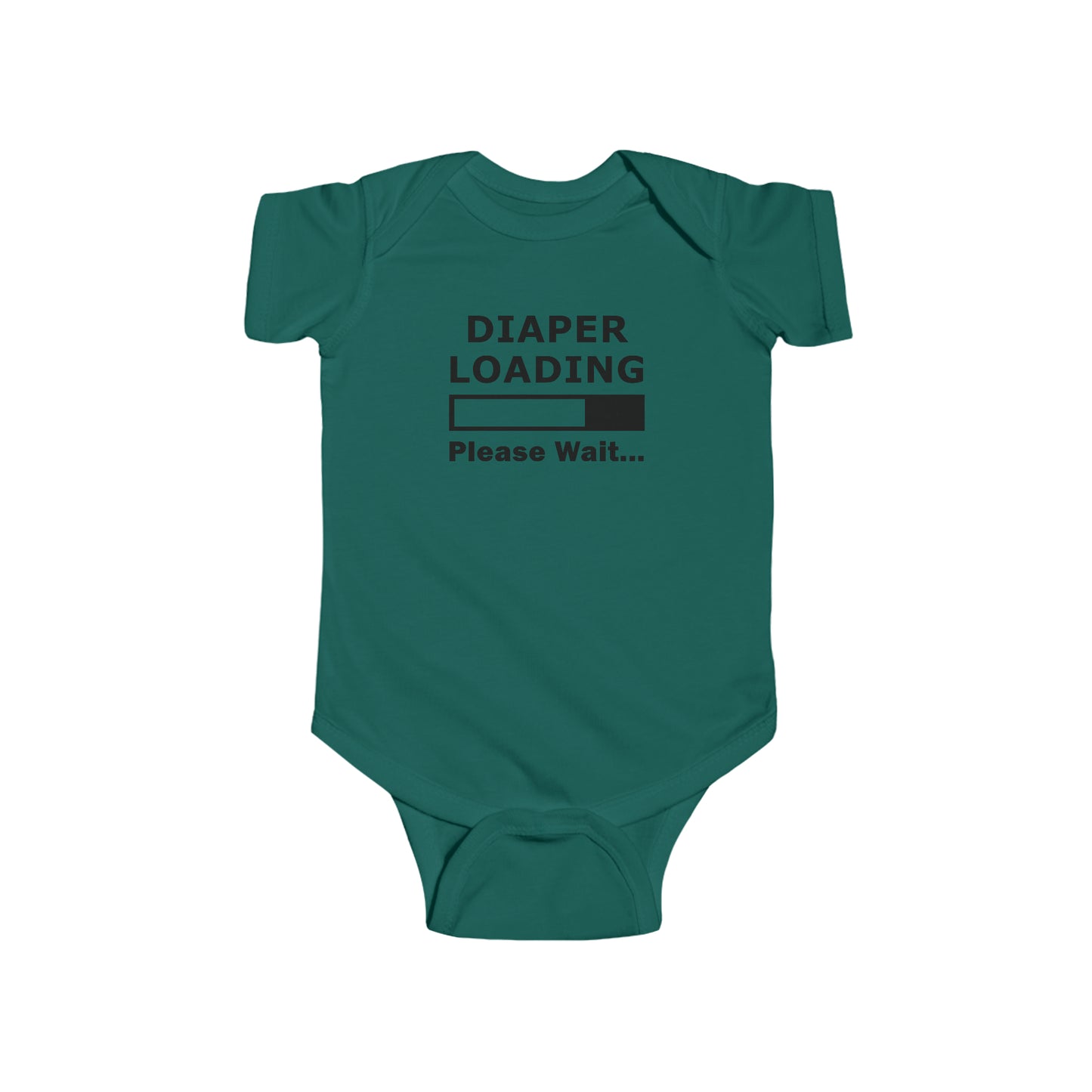 Diaper Loading Infant Jersey Bodysuit Onesie