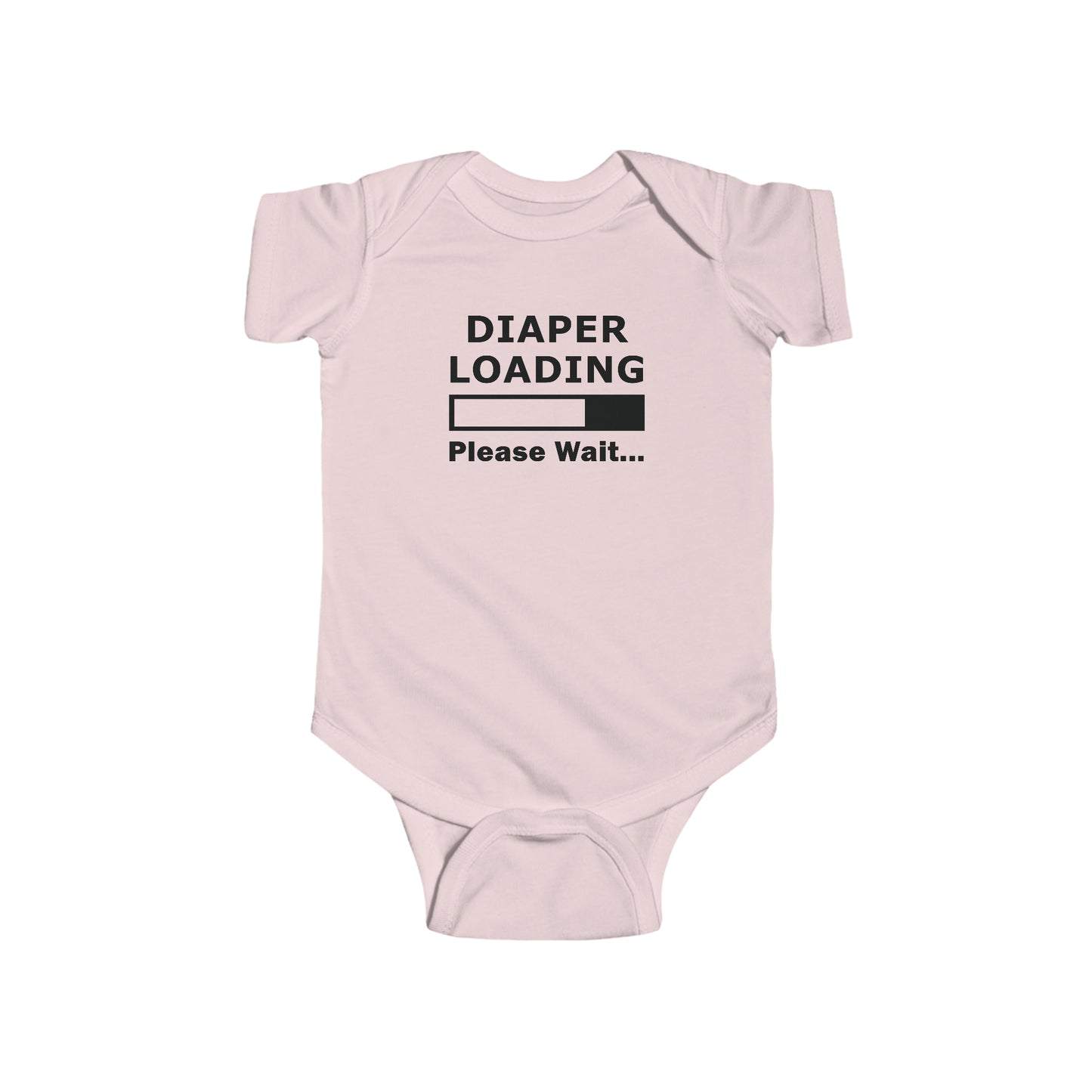 Diaper Loading Infant Jersey Bodysuit Onesie