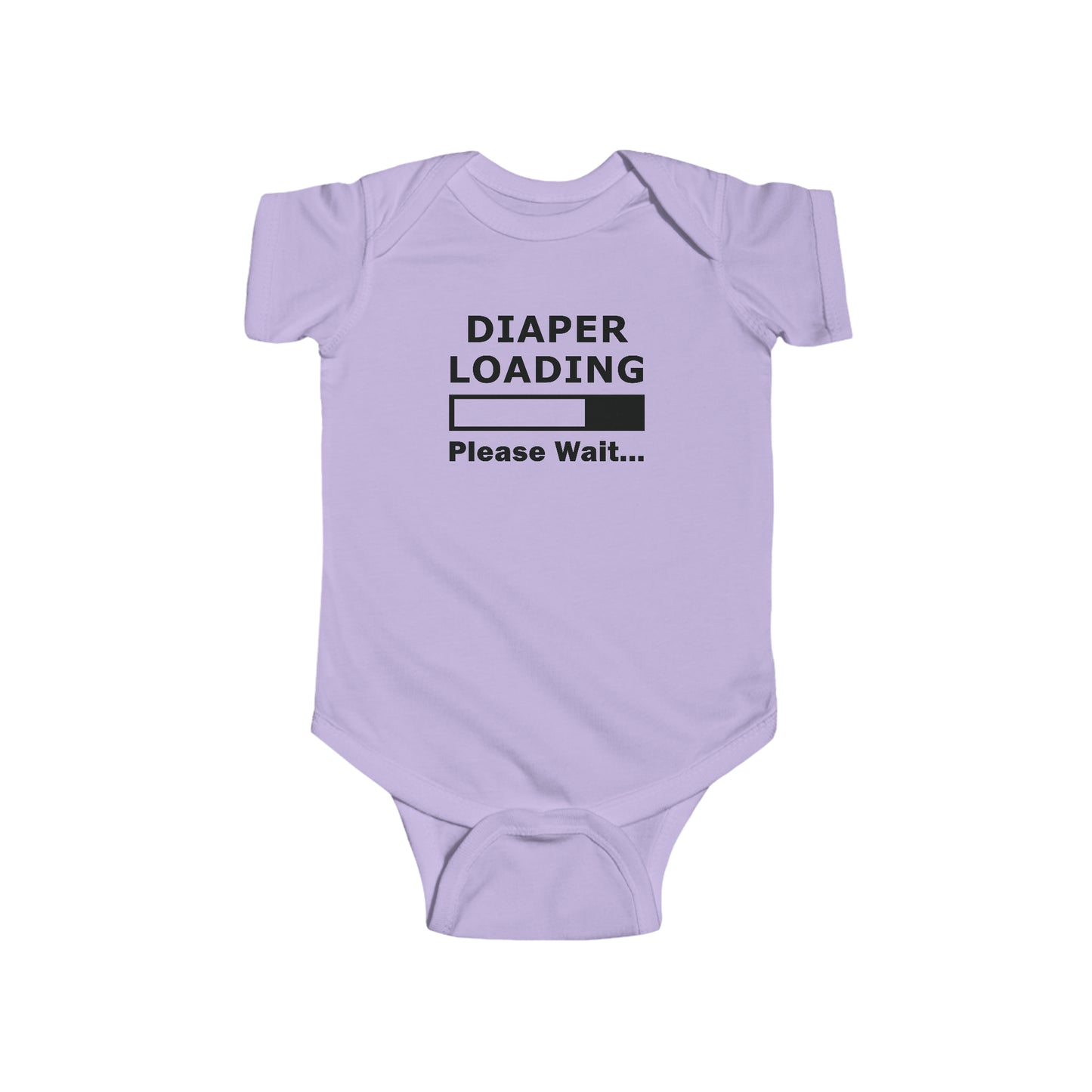 Diaper Loading Infant Jersey Bodysuit Onesie