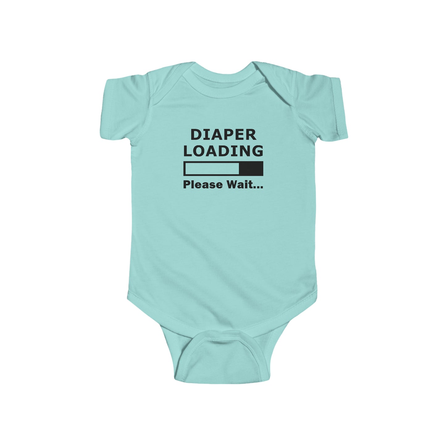 Diaper Loading Infant Jersey Bodysuit Onesie