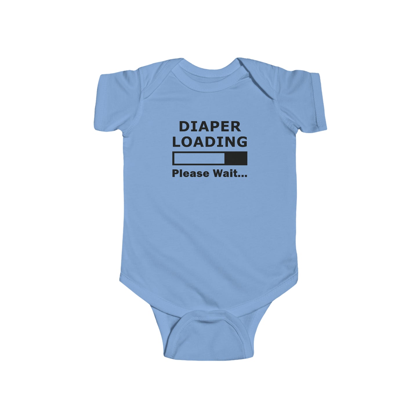 Diaper Loading Infant Jersey Bodysuit Onesie