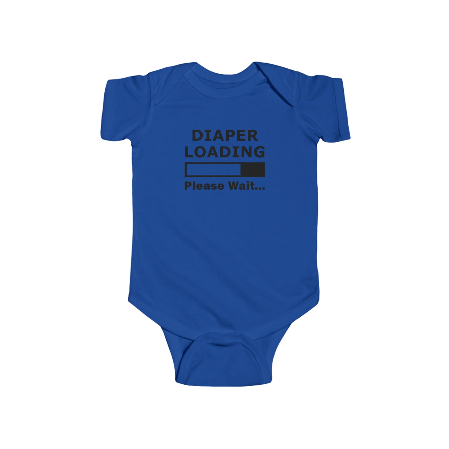 Diaper Loading Infant Jersey Bodysuit Onesie