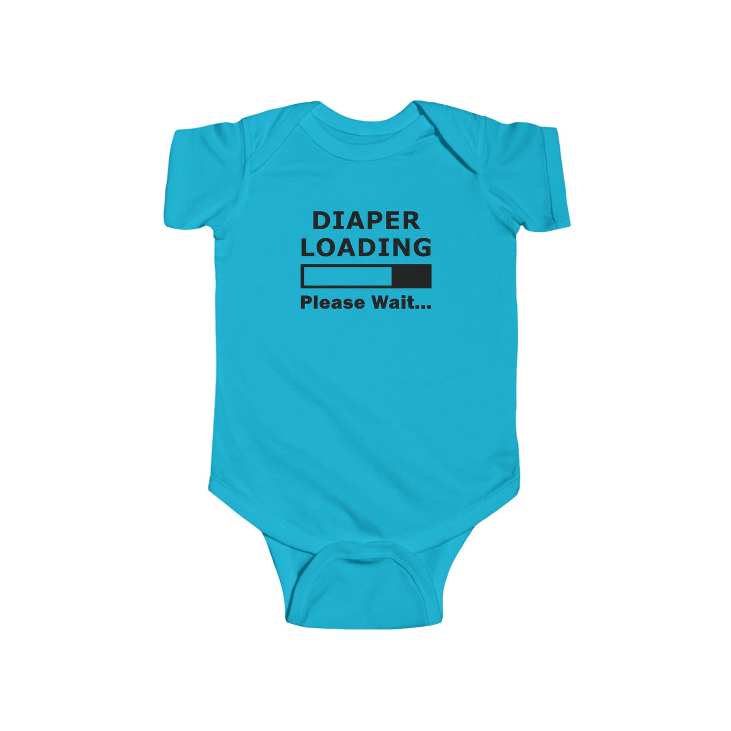 Diaper Loading Infant Jersey Bodysuit Onesie