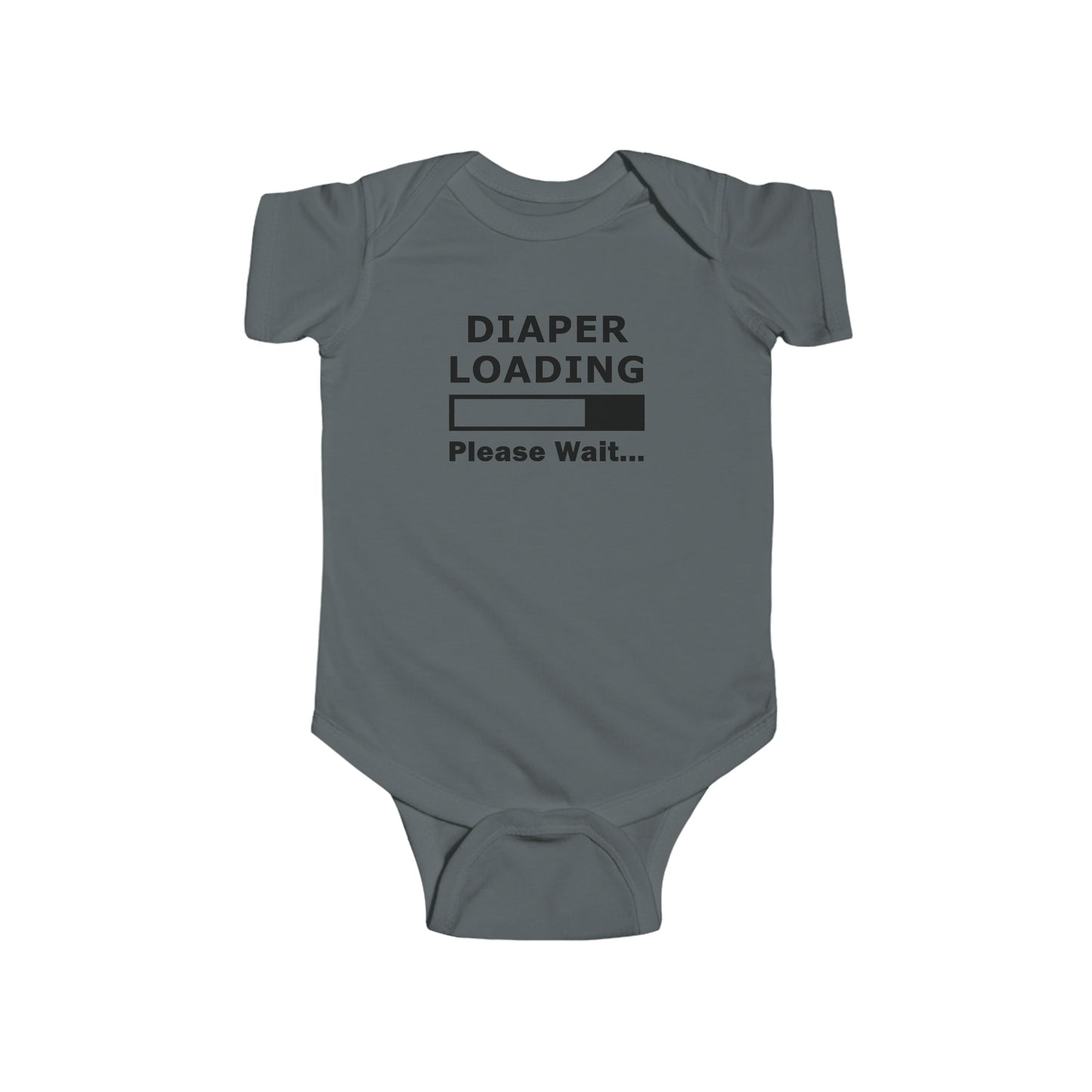 Diaper Loading Infant Jersey Bodysuit Onesie