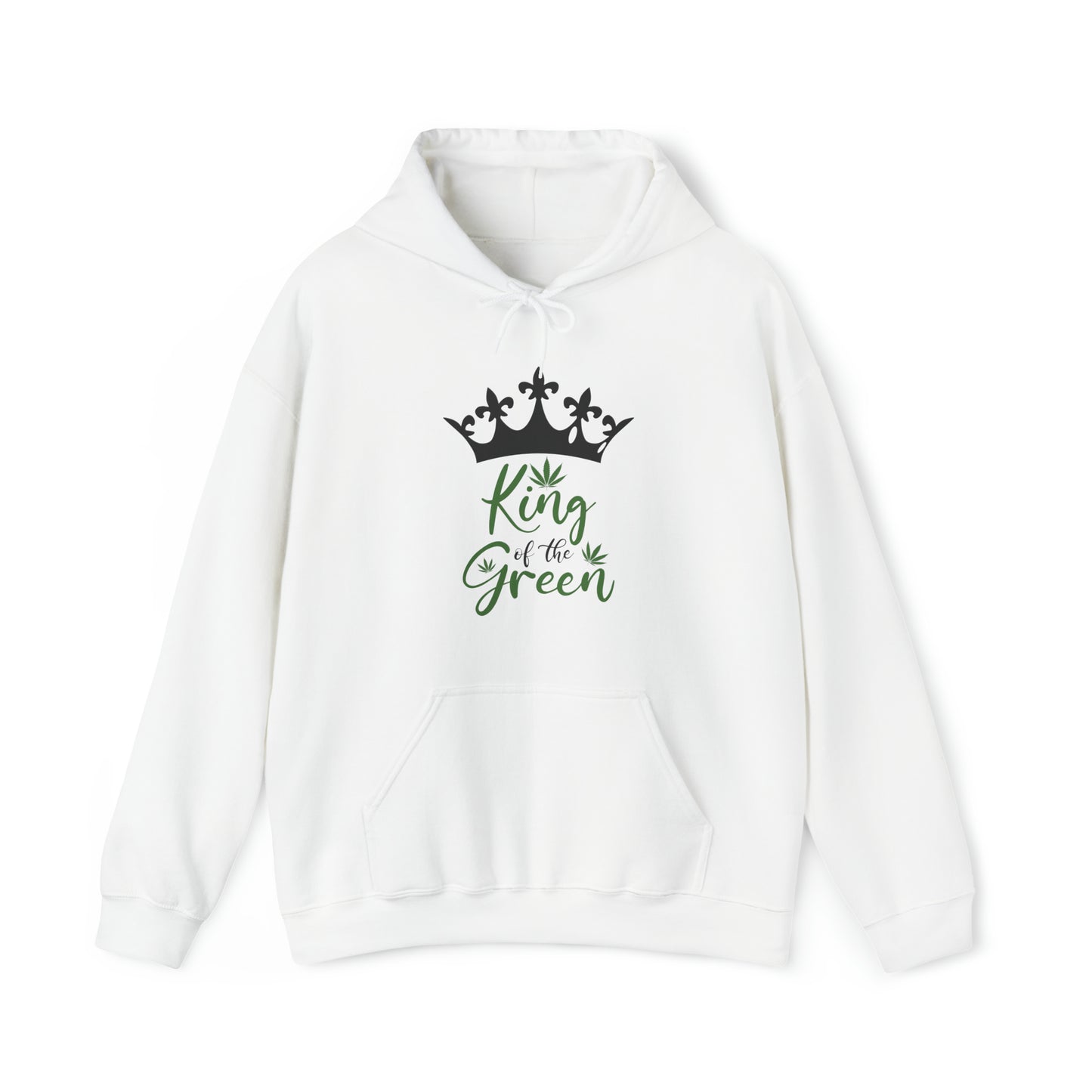 King of the Green Unisex Pullover Hoodie Blend™ Sweatshirt