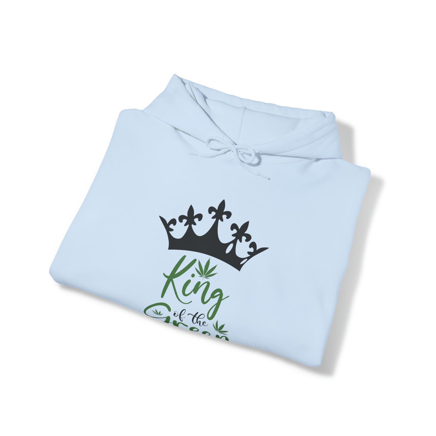 King of the Green Unisex Pullover Hoodie Blend™ Sweatshirt