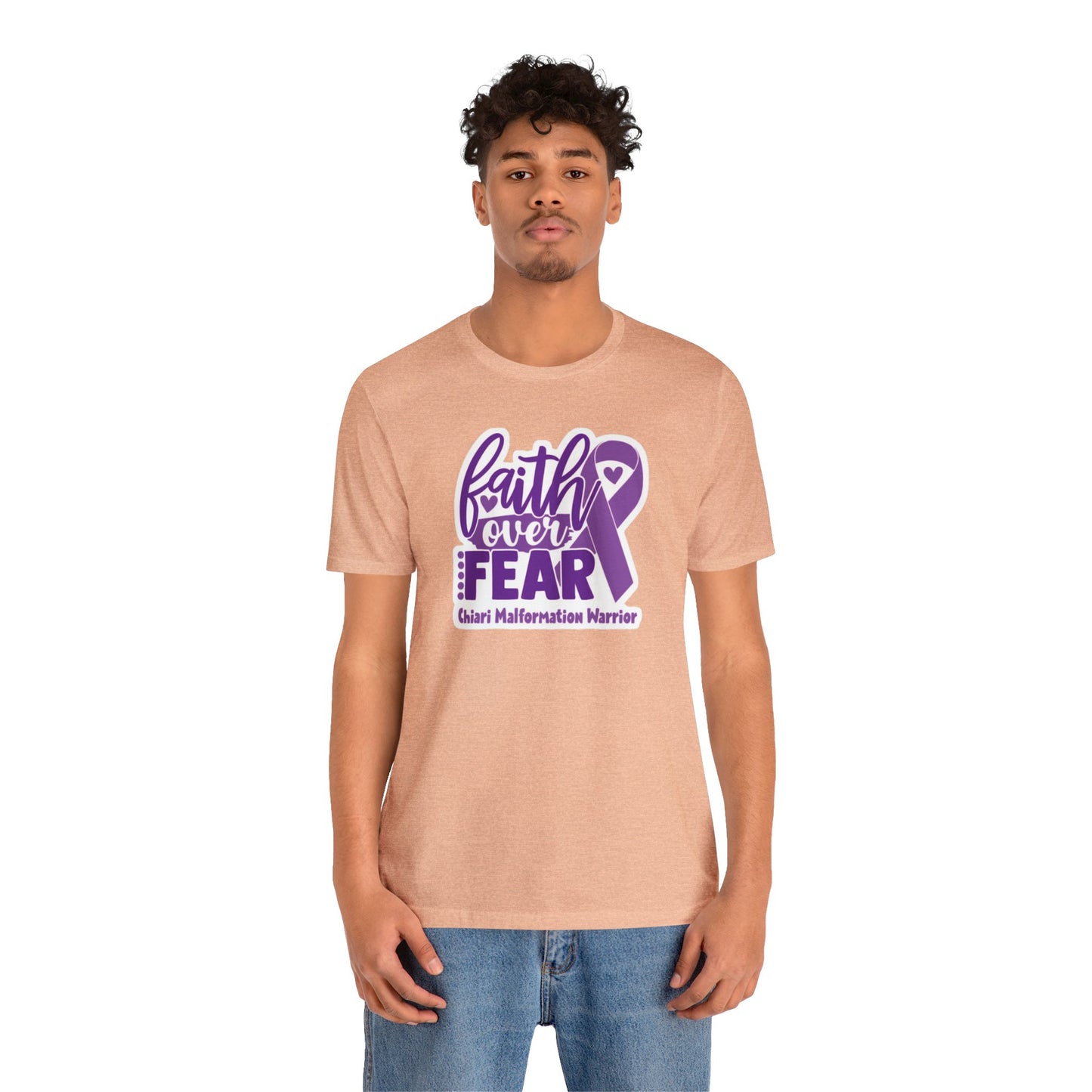 Faith over Fear Chiari Unisex Jersey Tee