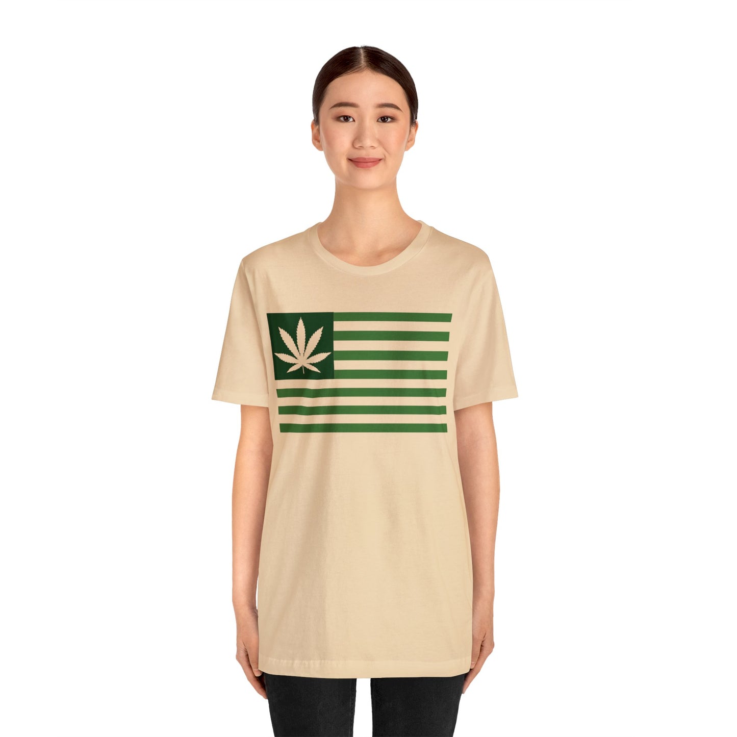 Cannibas Flag Unisex Jersey Tee