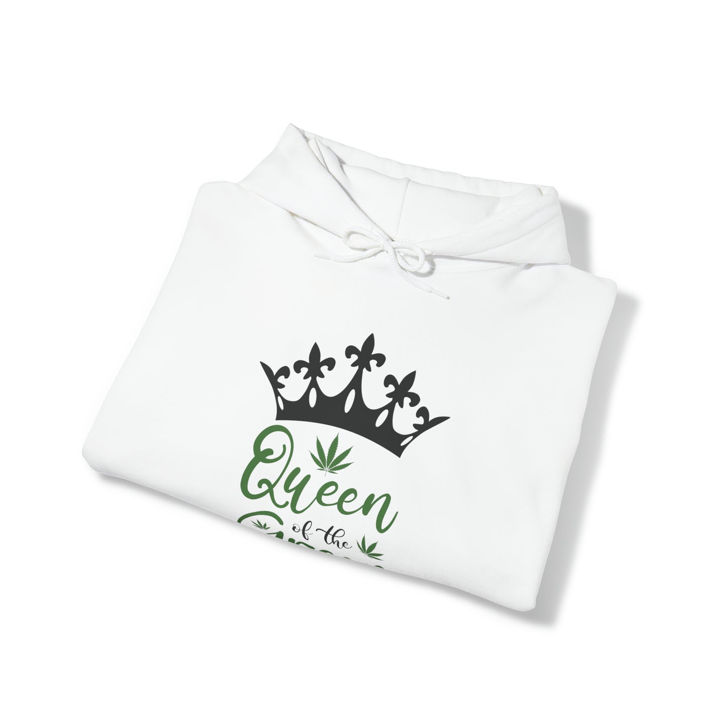 Queen of the Green Unisex Pullover Hoodie Blend™ Sweatshirt