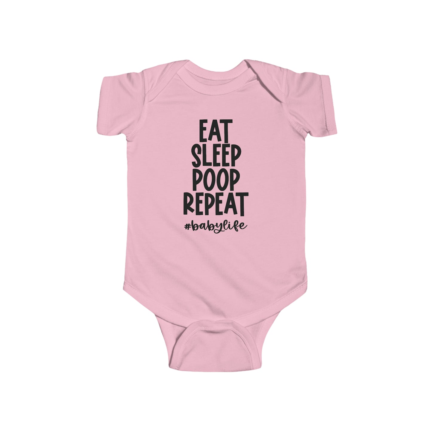 Eat Sleep Poop Repeat Infant Jersey Bodysuit Onesie