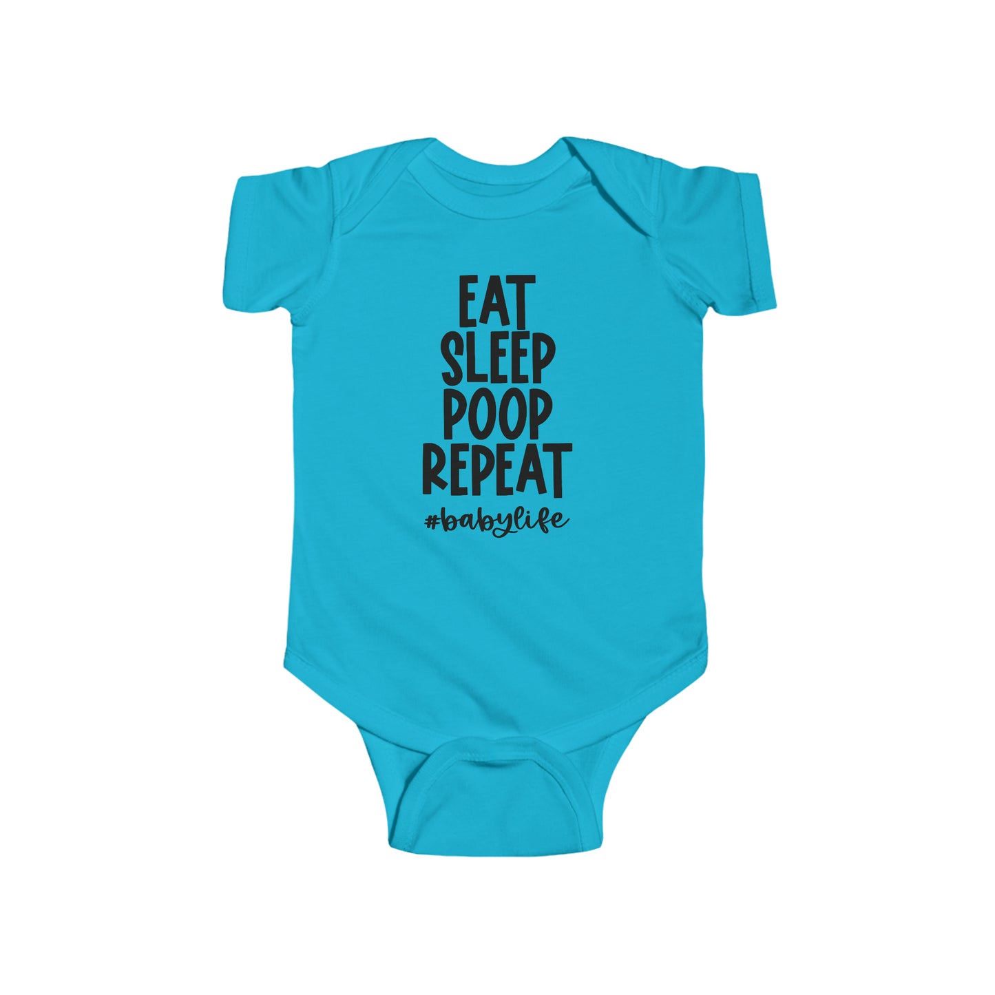 Eat Sleep Poop Repeat Infant Jersey Bodysuit Onesie