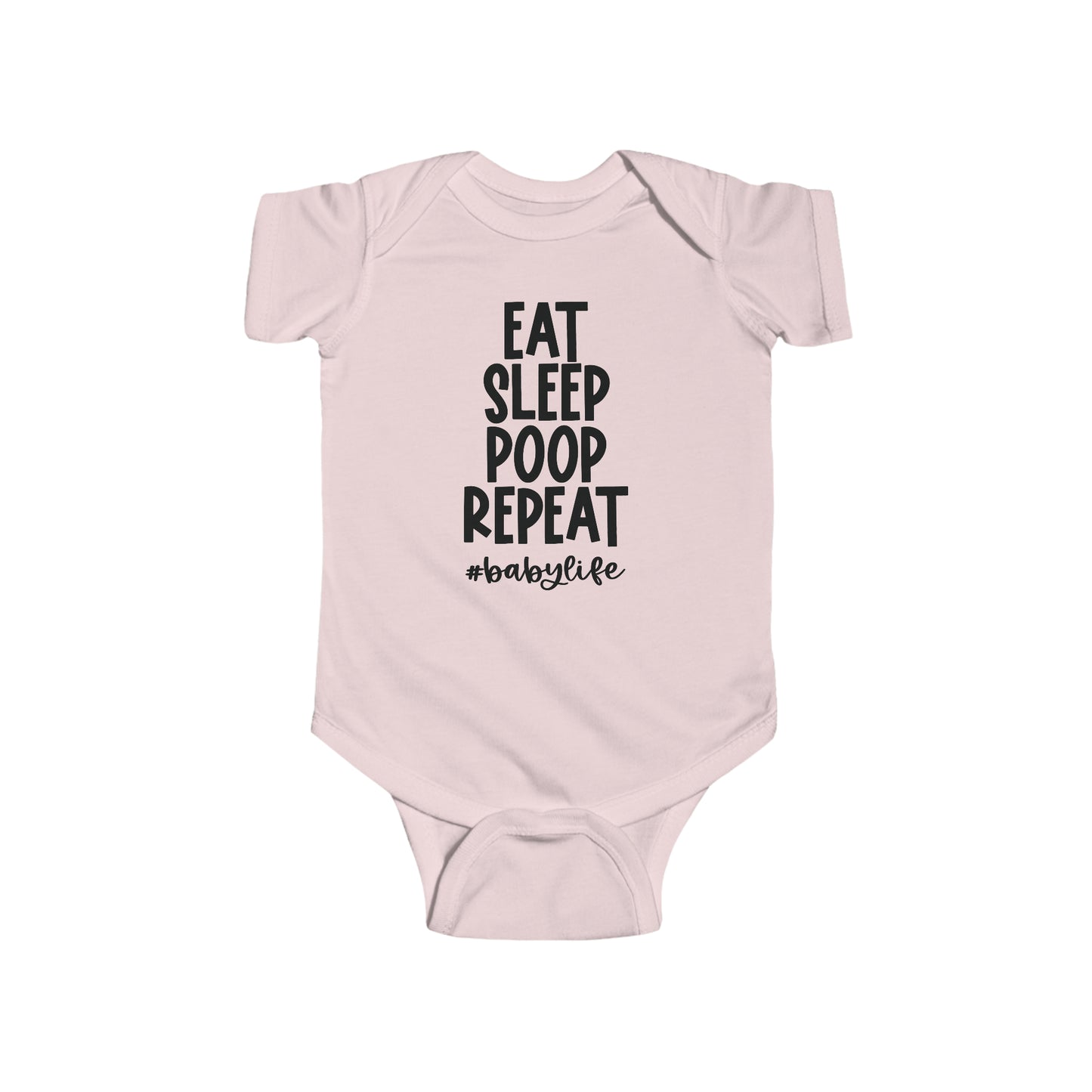 Eat Sleep Poop Repeat Infant Jersey Bodysuit Onesie