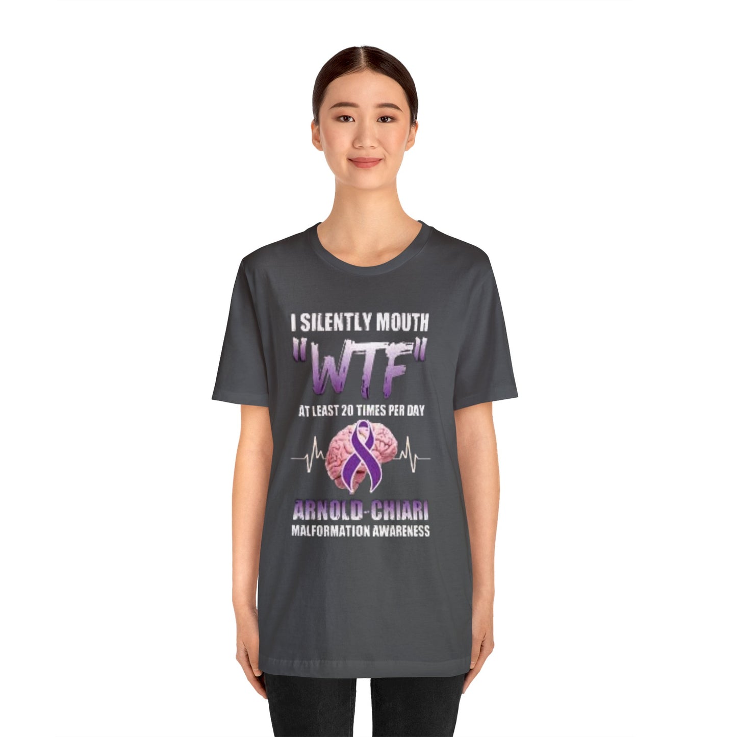 WTF at least 20 times a Day Unisex Jersey Tee