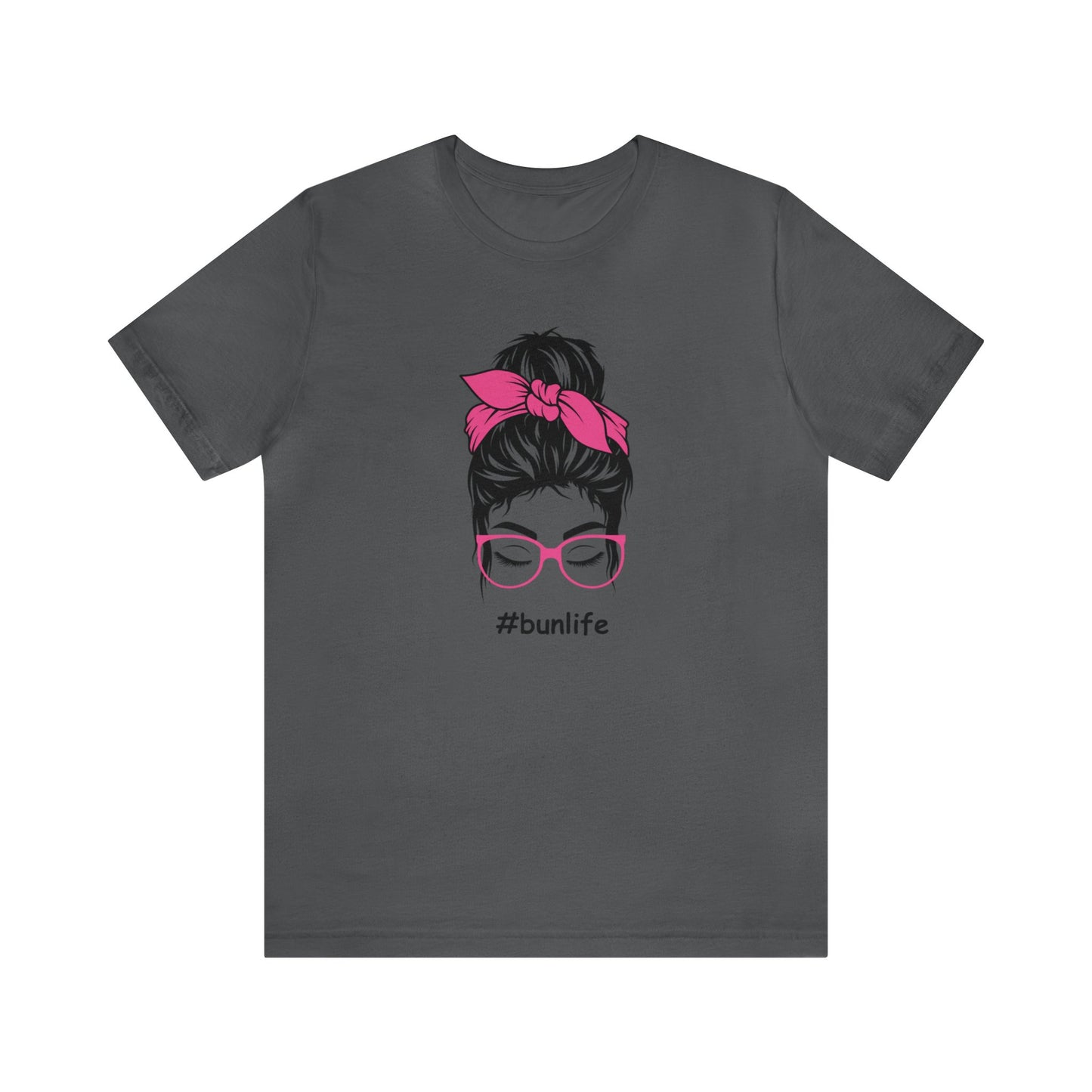 bunlife w/glasses Unisex Jersey Tee