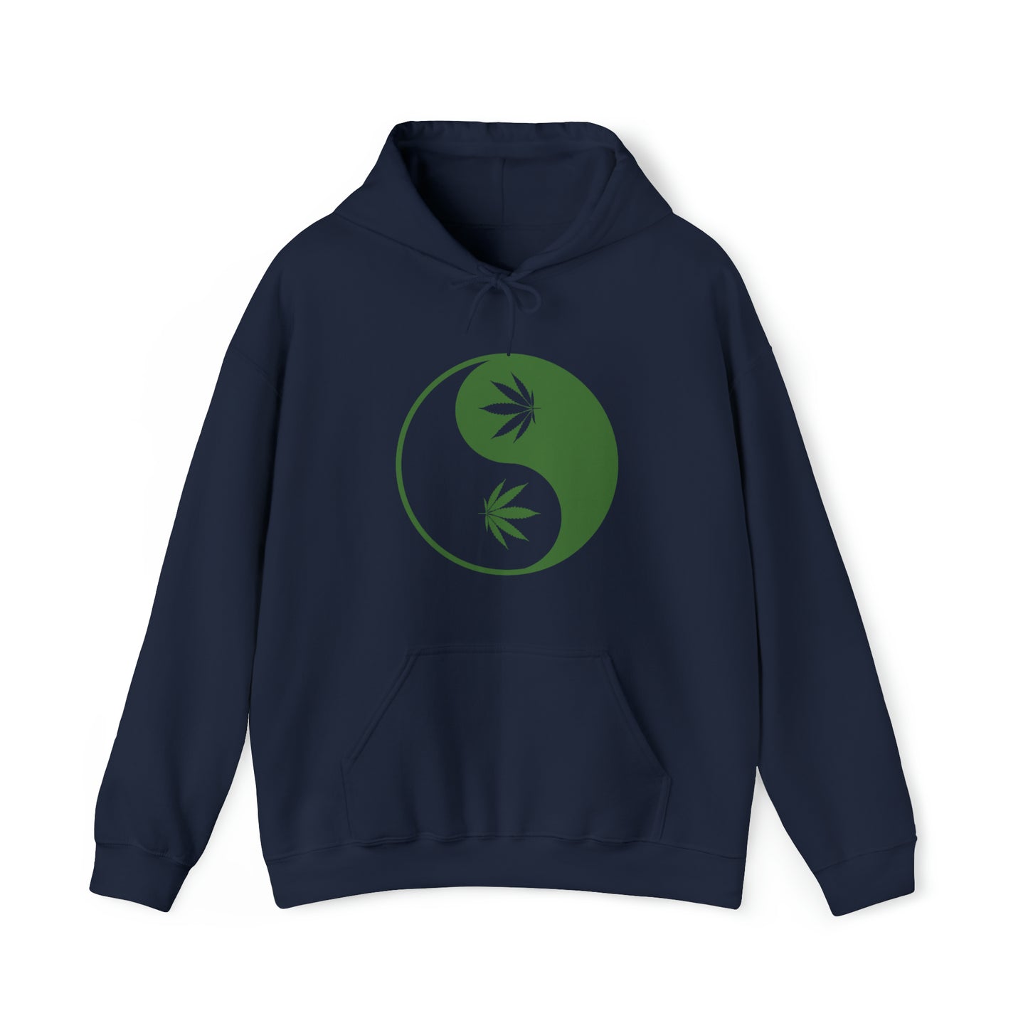 Yin Yang Leaf Unisex Pullover Hoodie Blend™ Sweatshirt