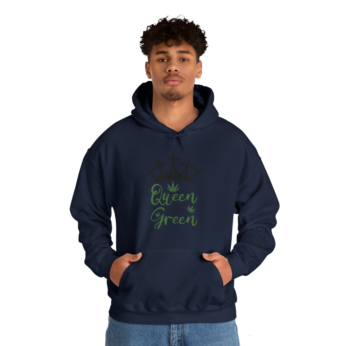 Queen of the Green Unisex Pullover Hoodie Blend™ Sweatshirt
