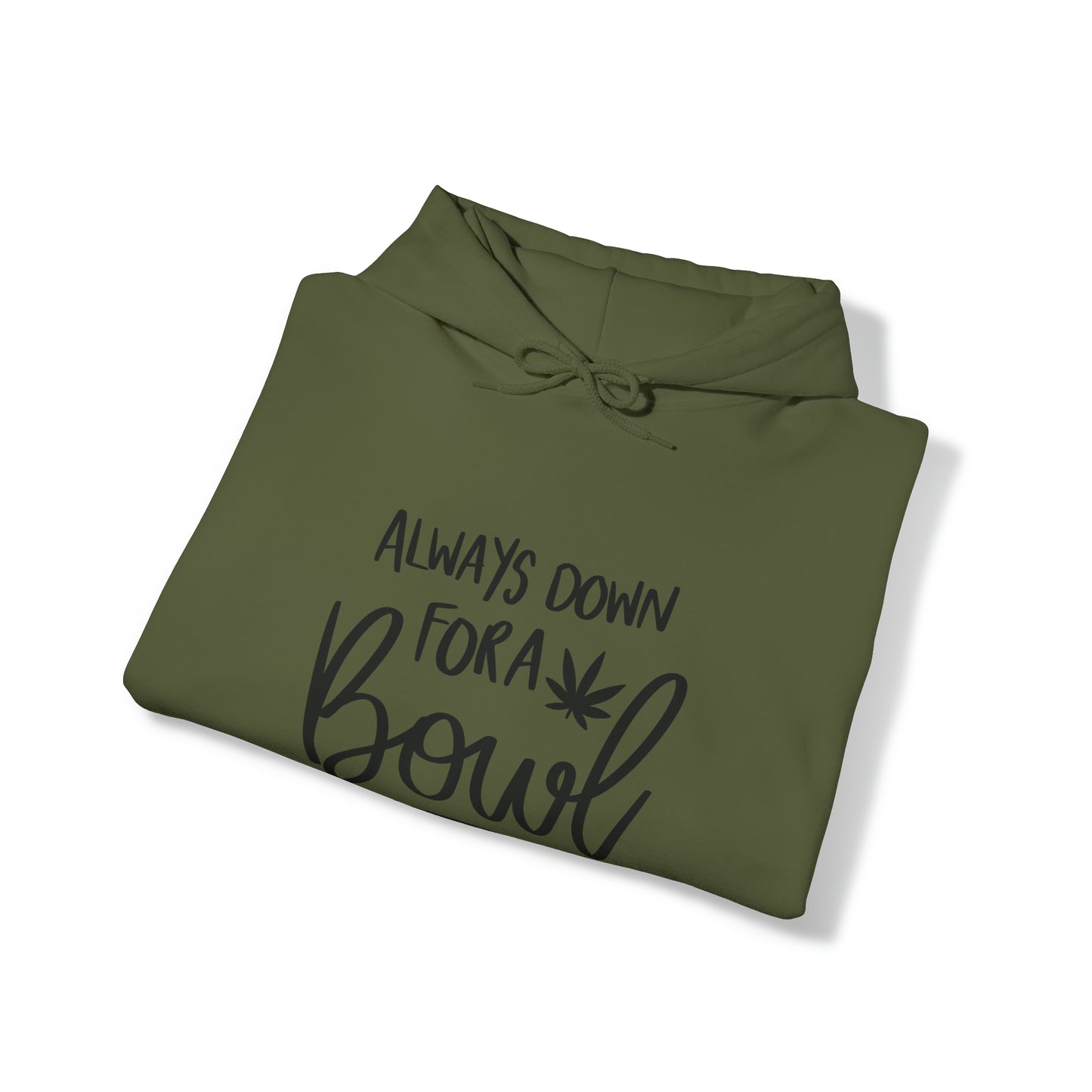 Always Down for a Bowl Unisex Pullover Hoodie Blend™ Sweatshirt