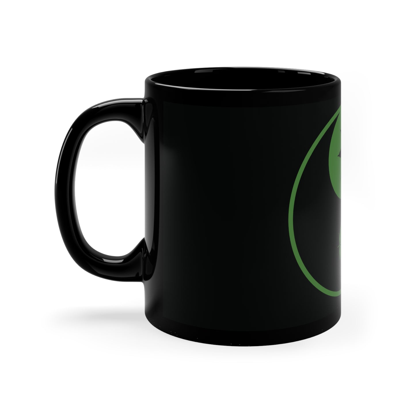 YinYang Cannibas Leaf Custom Mug