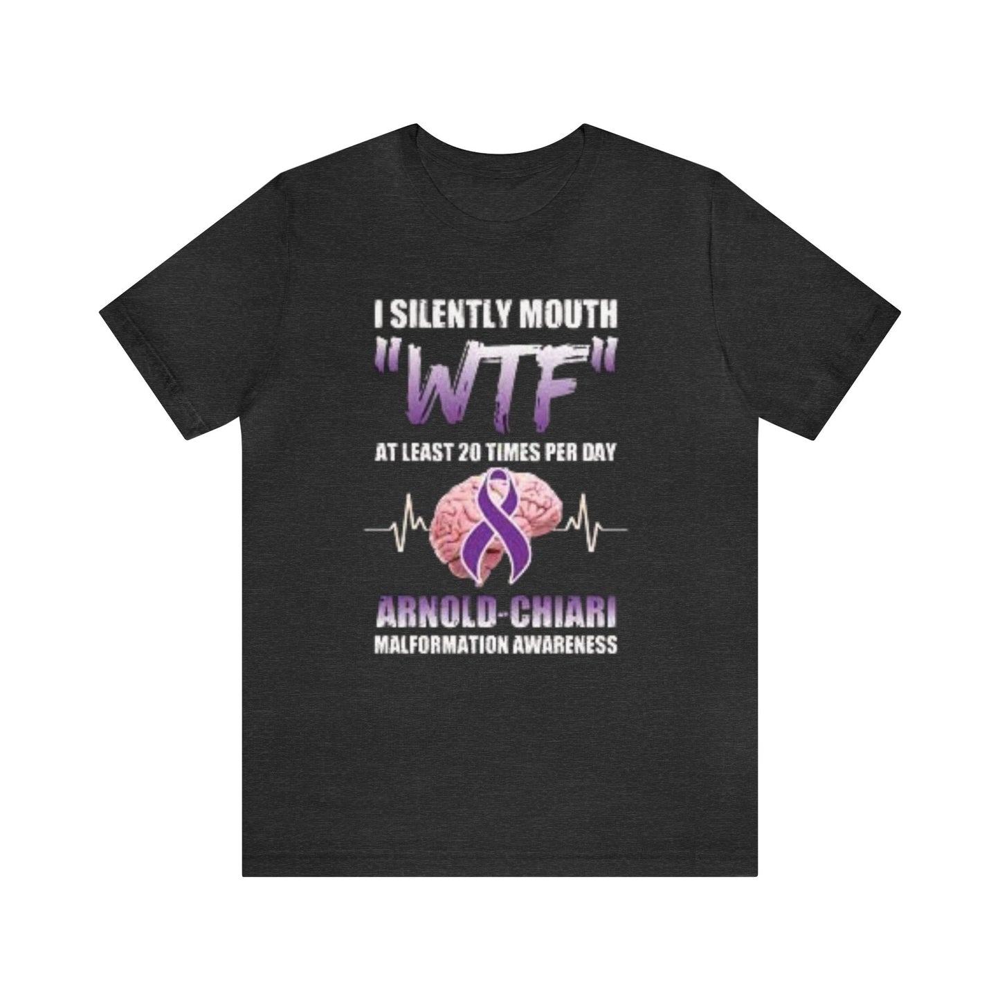 WTF at least 20 times a Day Unisex Jersey Tee