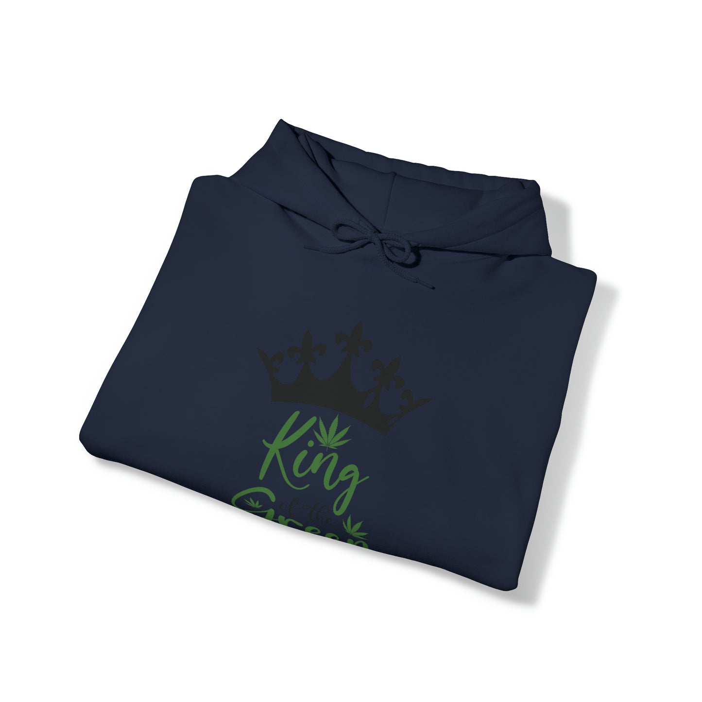 King of the Green Unisex Pullover Hoodie Blend™ Sweatshirt