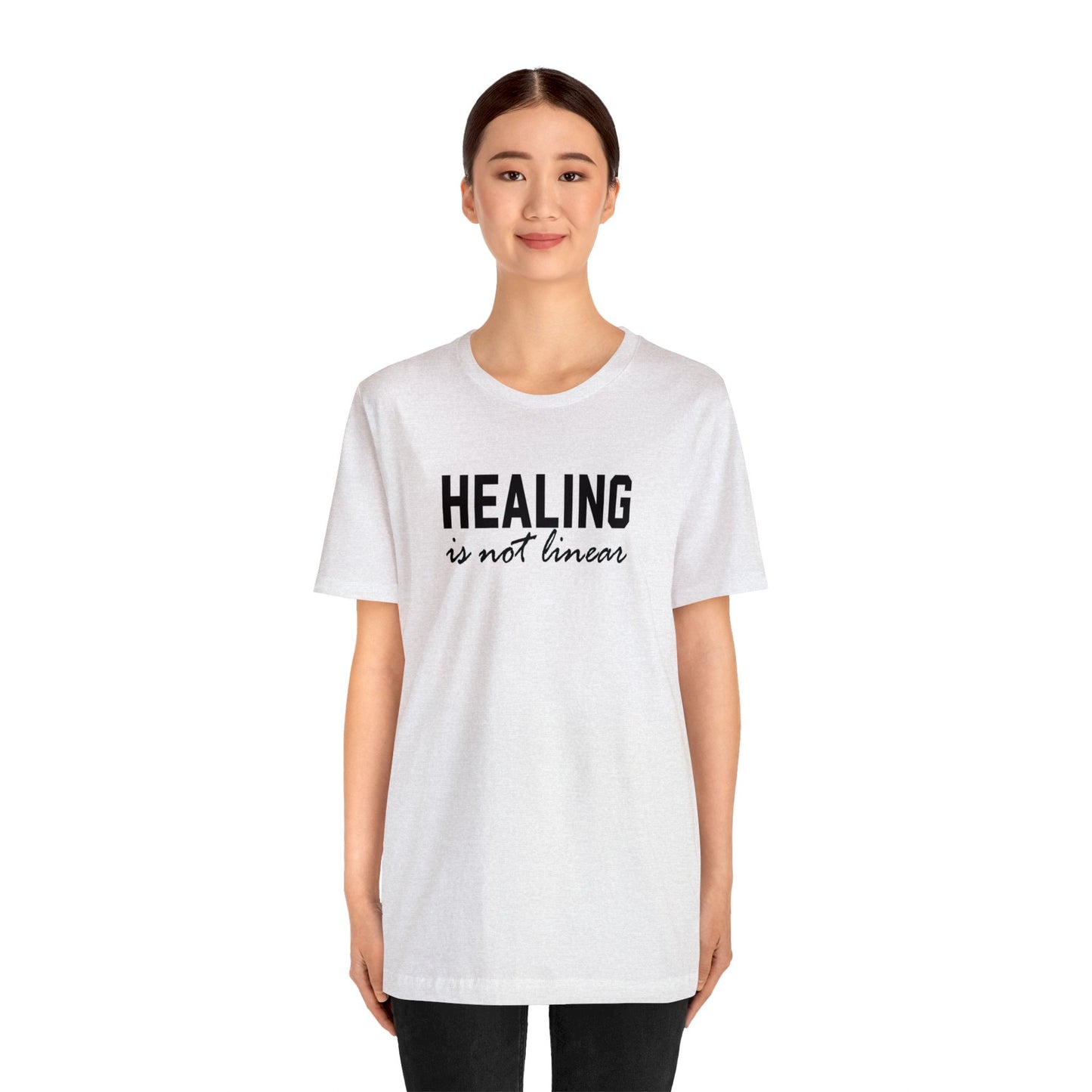 Healing is Not Linear Unisex Jersey Tee