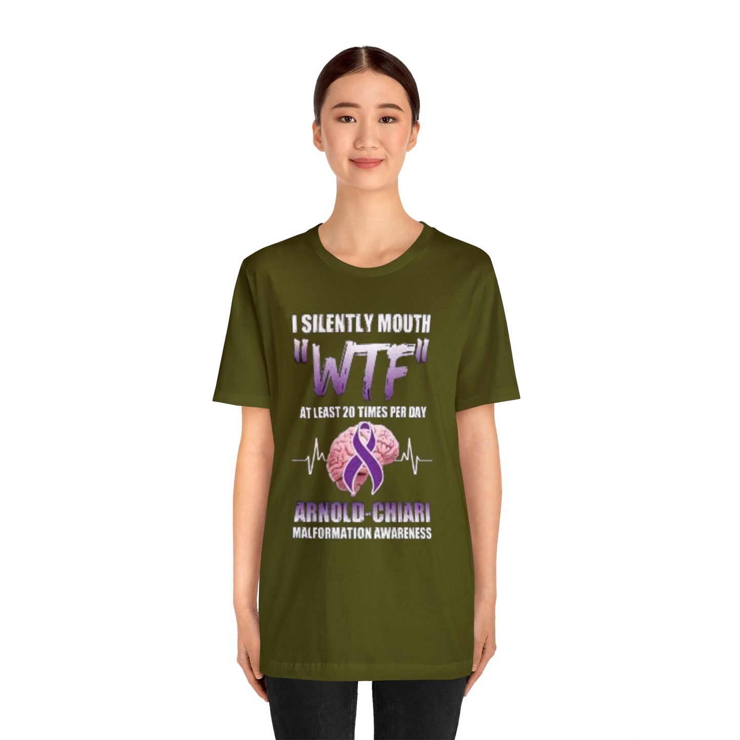 WTF at least 20 times a Day Unisex Jersey Tee