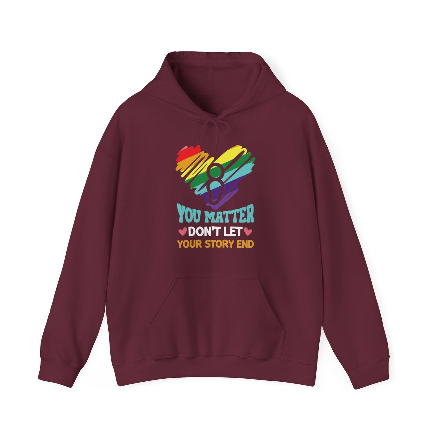 Dont Let Your Story End Unisex Pullover Hoodie Blend™ Sweatshirt