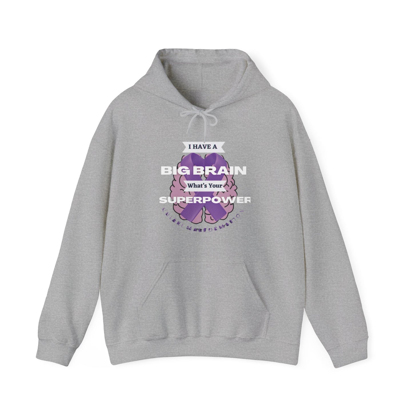 Big Brain whats your Superpower Blend™ Hooded Sweatshirt