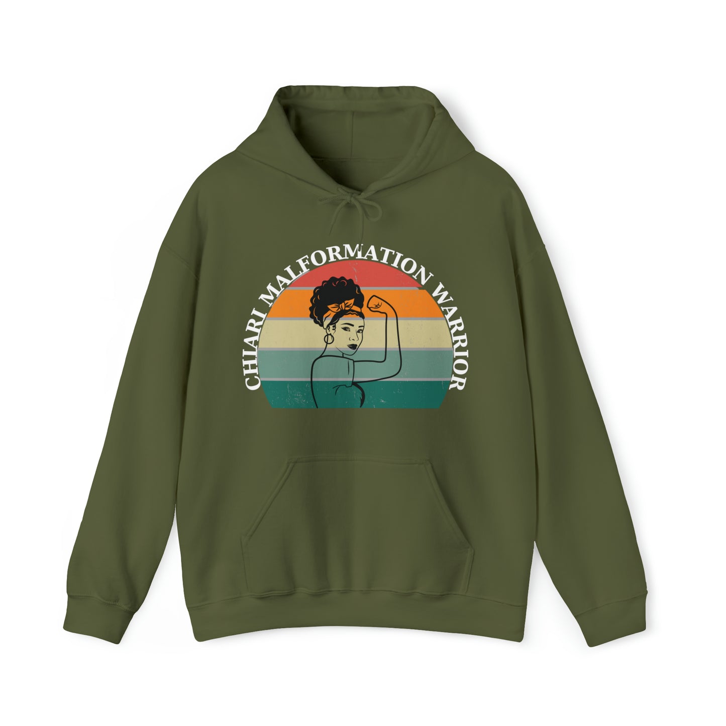 Chiari Malformation Warrior Heavy Blend™ Hooded Sweatshirt