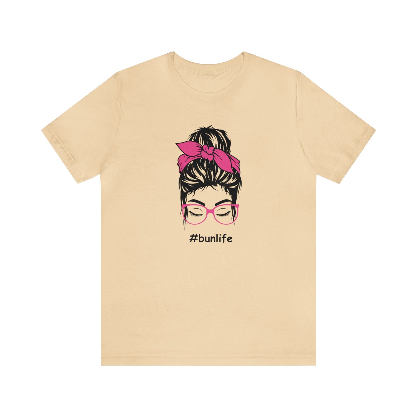 bunlife w/glasses Unisex Jersey Tee