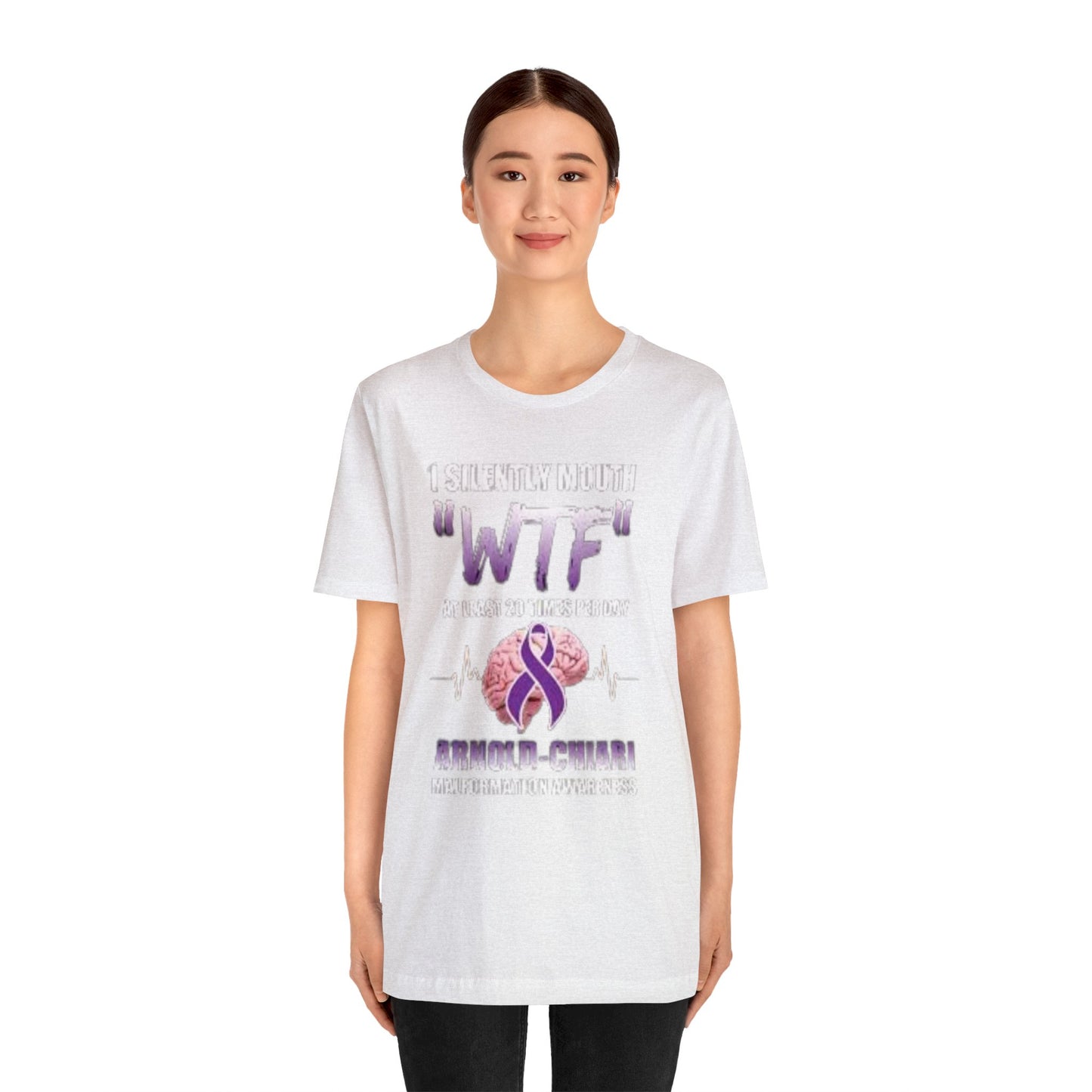 WTF at least 20 times a Day Unisex Jersey Tee