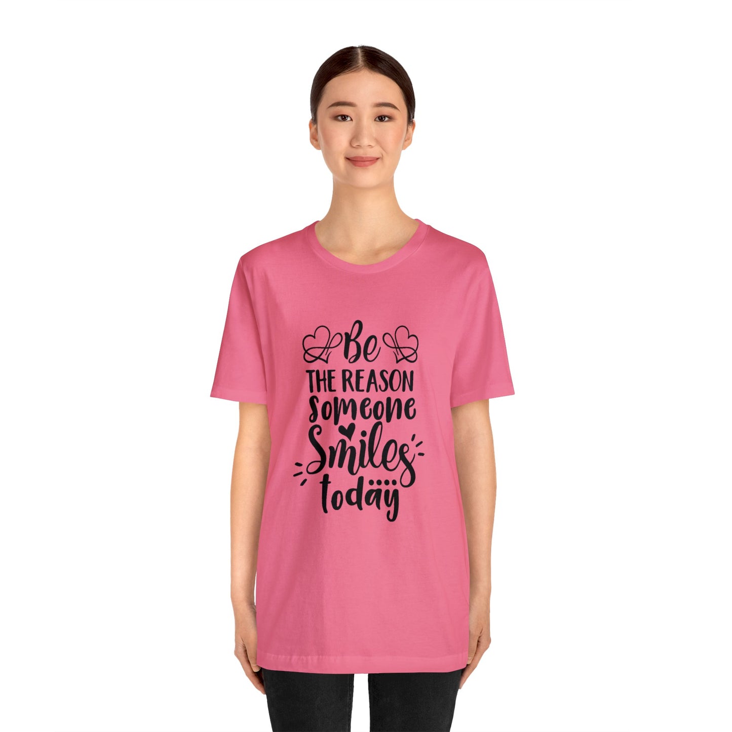 Be the Reason Someone Smiles Unisex Jersey Tee